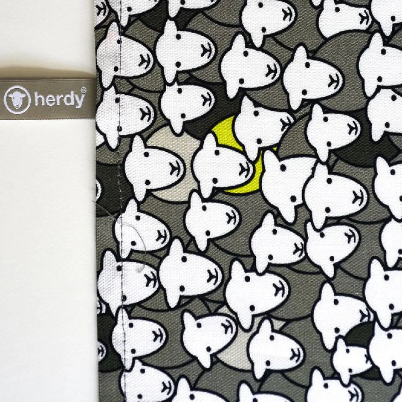 herdy Flock Cotton Tea Towel