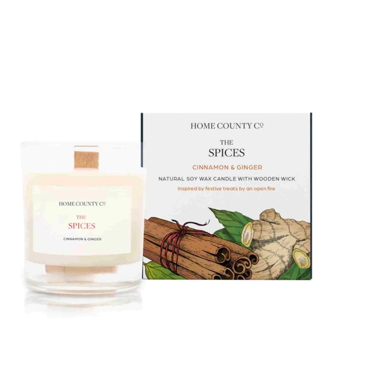 The Spices Candle - Cinnamon & Ginger