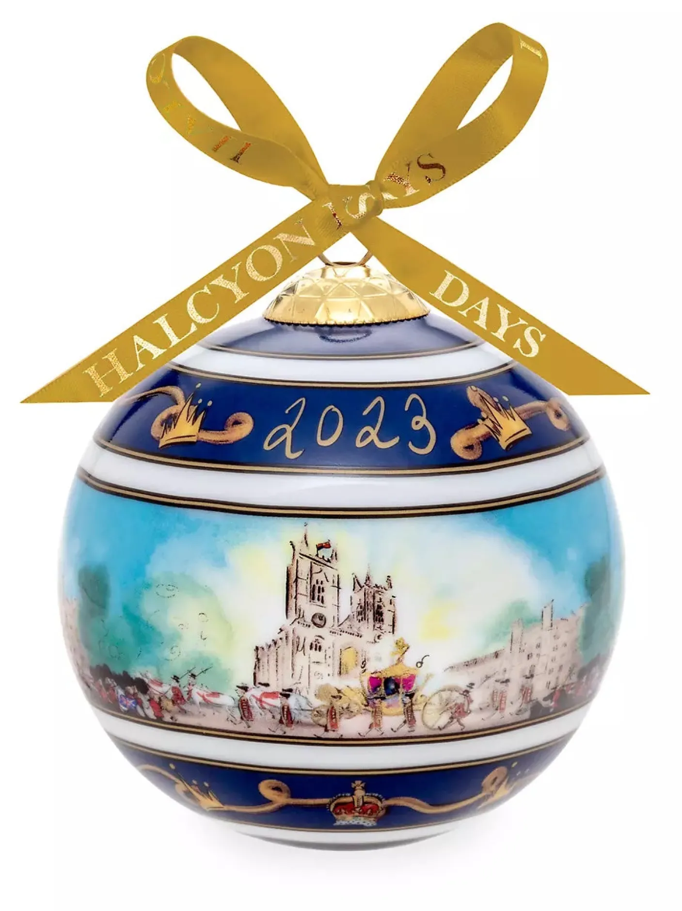 Westminster Abbey Bone China 4" Large Bauble