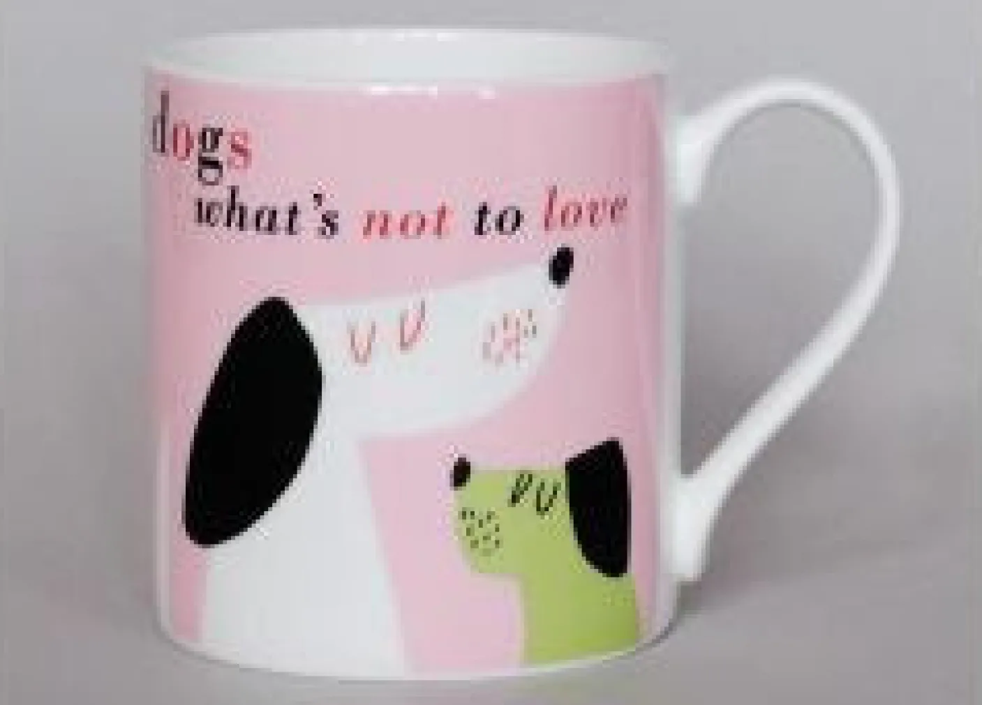 Smile Hounds Pink Mug