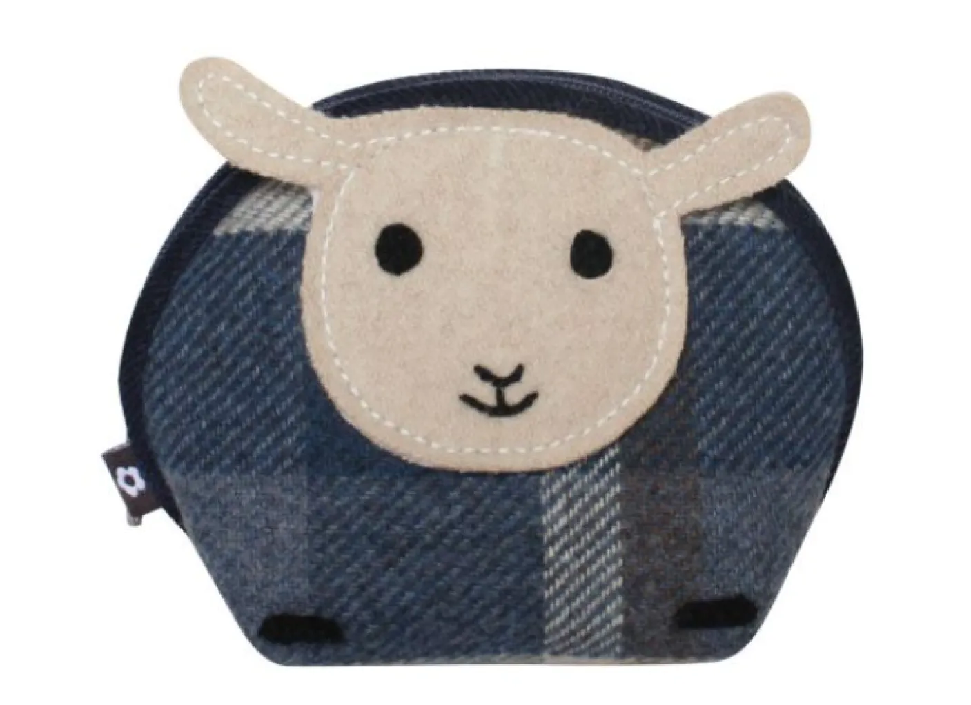 Blue Tantallon Tweed  Sheep Purse