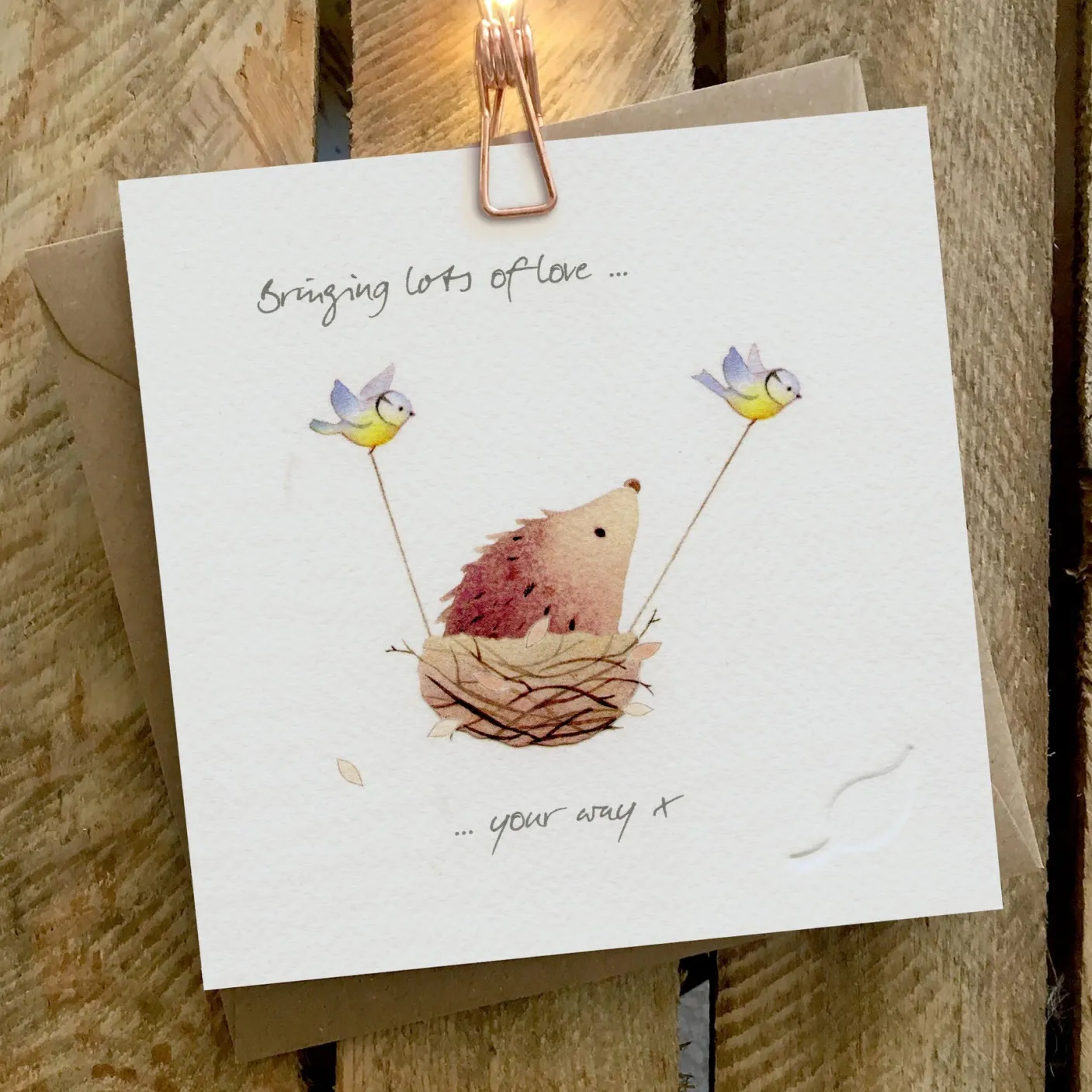 Bringing Lots of Love Your Way Card