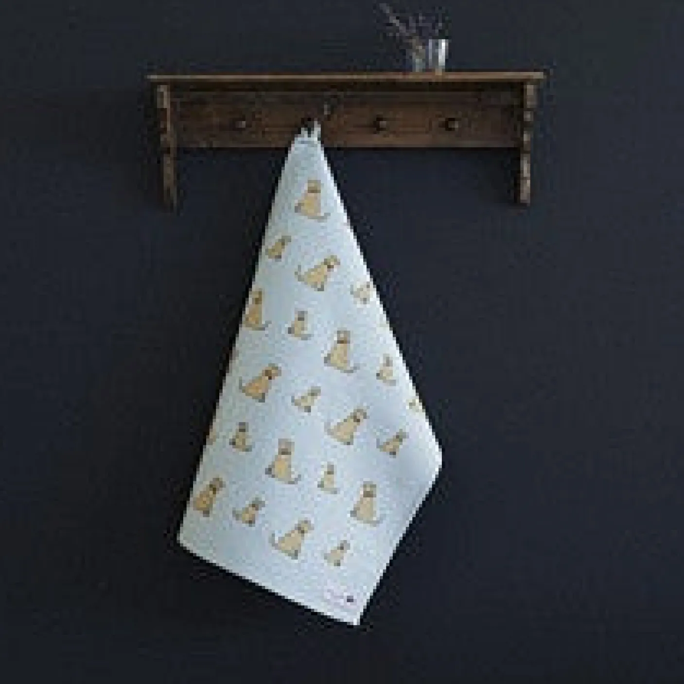 Yellow Labrador Tea Towel