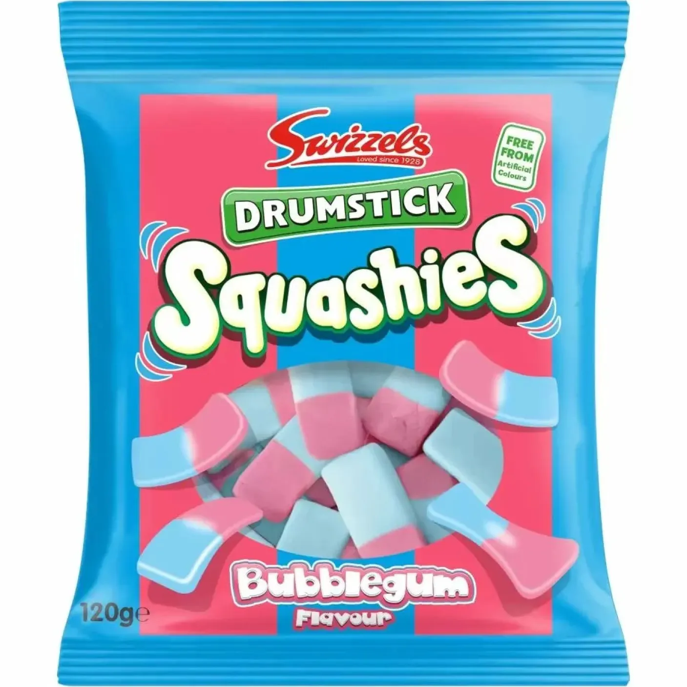 Swizzels Drumstick Bubblegum Flavor Squashies