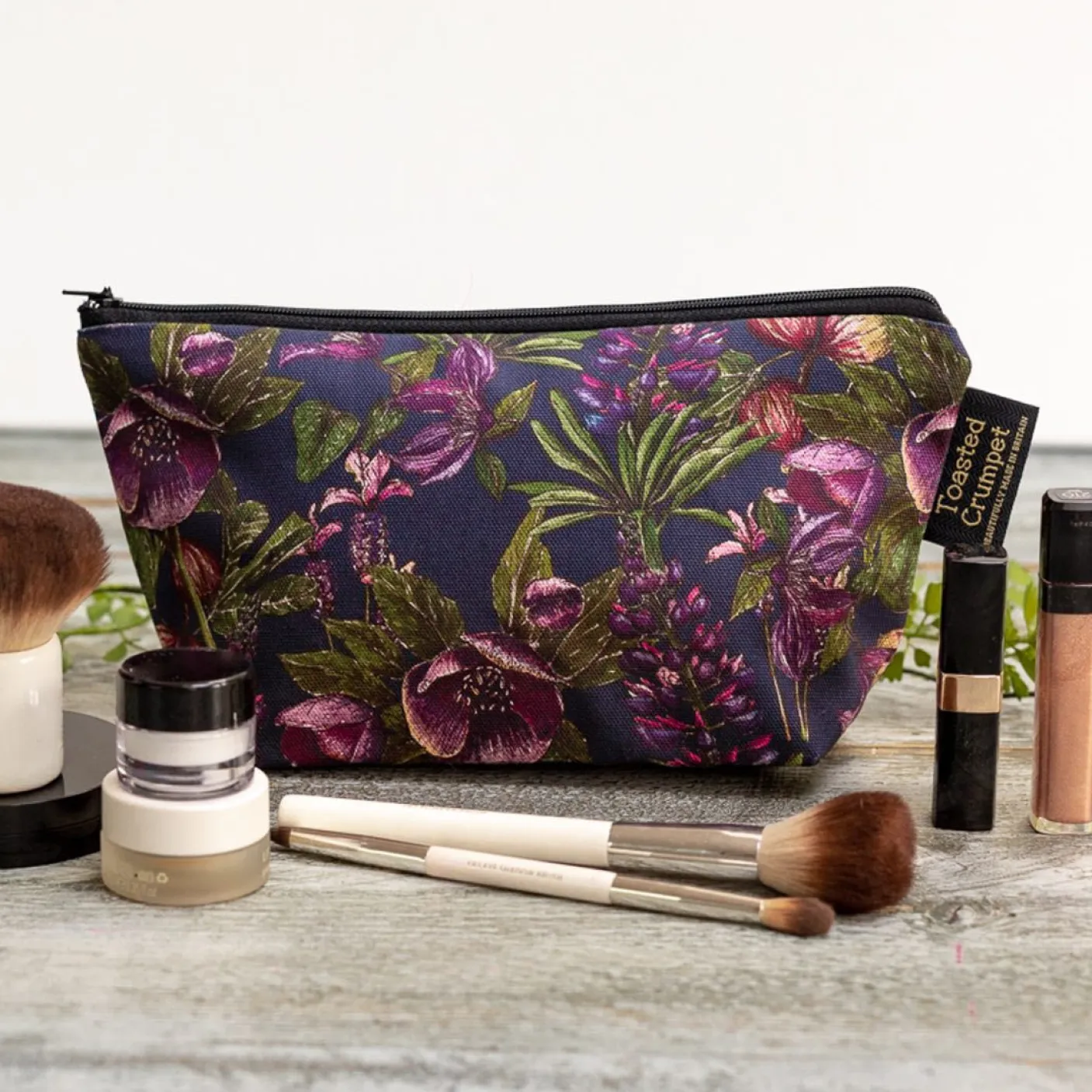 Mulberry Noir Small Makeup Bag