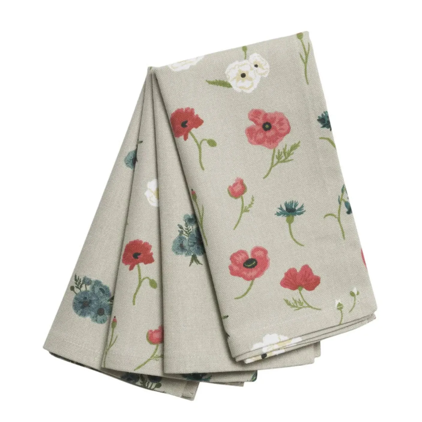 Poppy Meadow Napkins - Set of 4