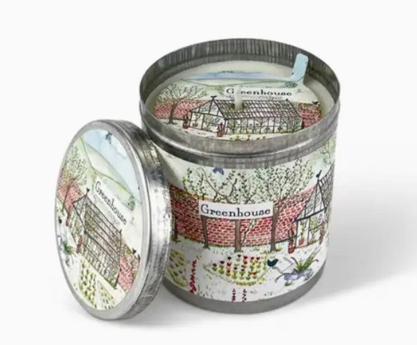 Greenhouse - Tomato Leaf Candle Tin