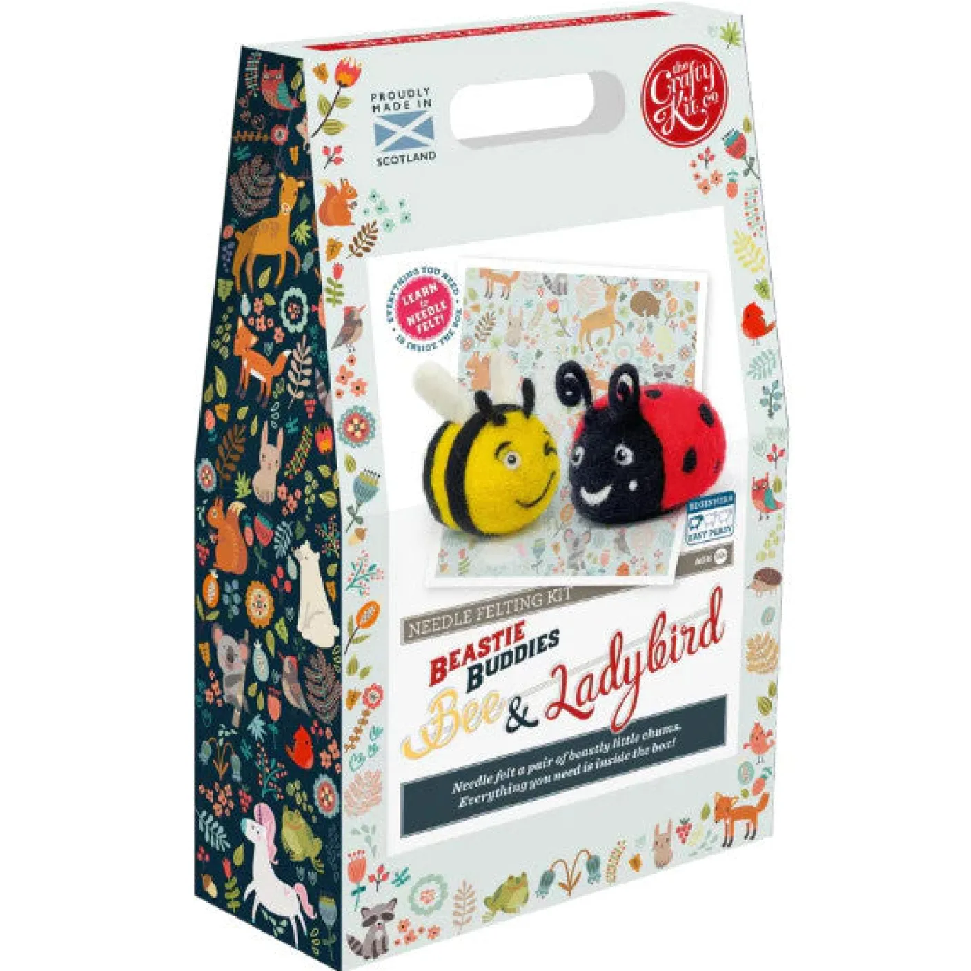 Beastie Buddies Bee & Ladybird Needle Felting Craft Kit