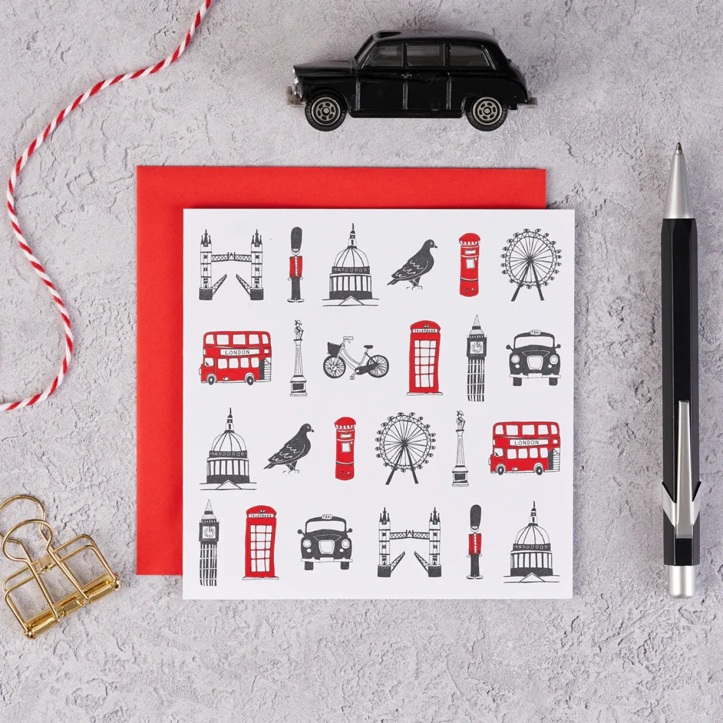 Simply London Pack of 8 Notecards