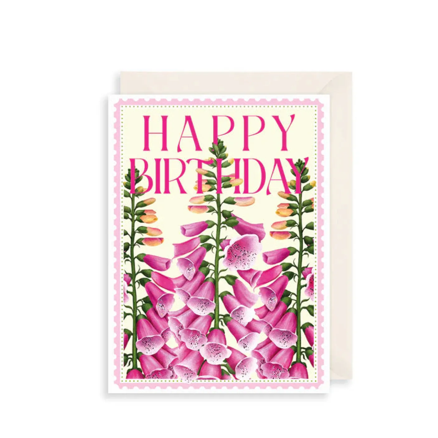 Foxgloves Greeting Card