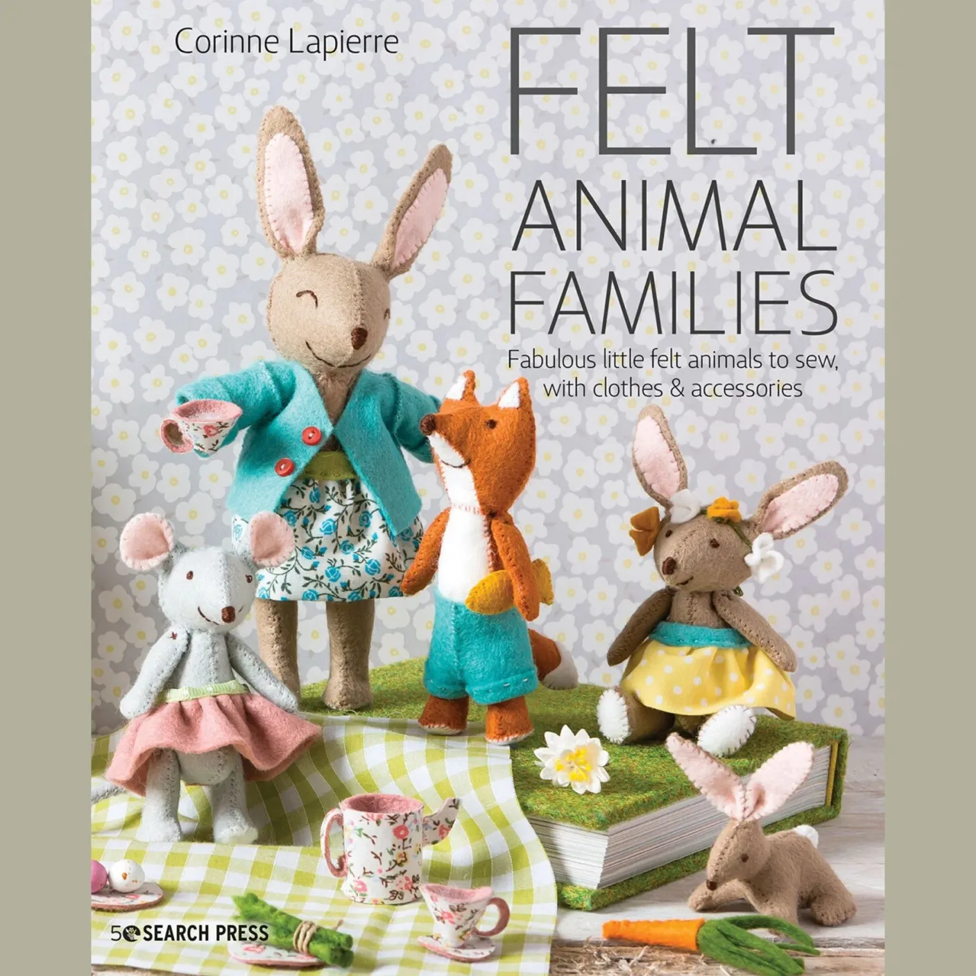 Felt Animal Families Book