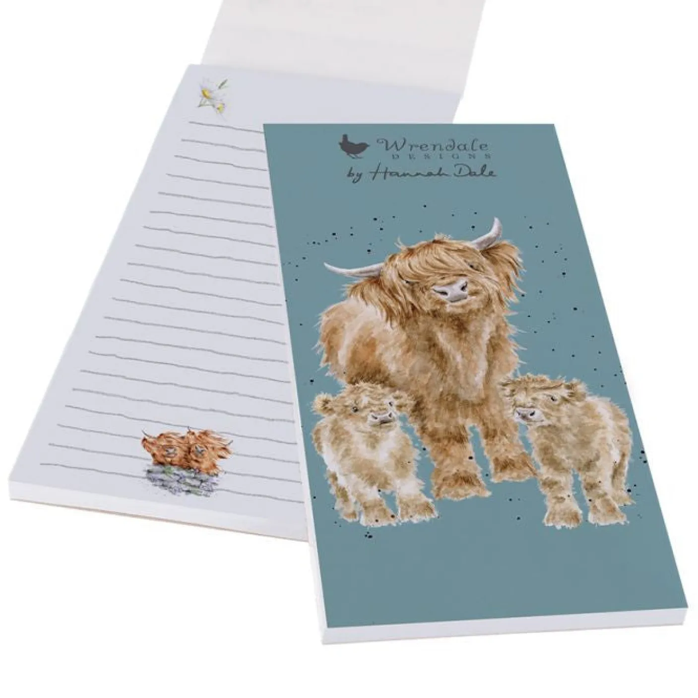 'Highland Wishes' Cow Shopping List Pad
