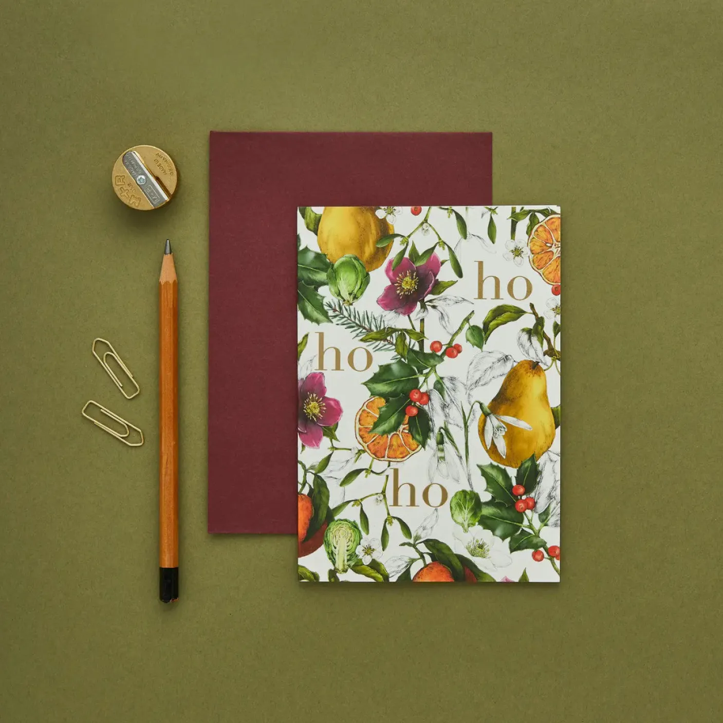 Ho Ho Ho - 'Winter Decadence' Card