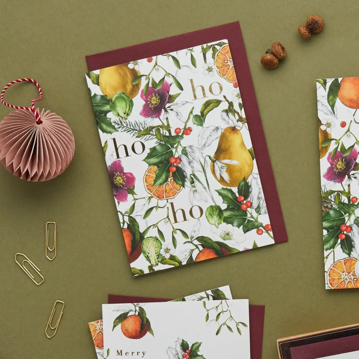 Ho Ho Ho - 'Winter Decadence' Card