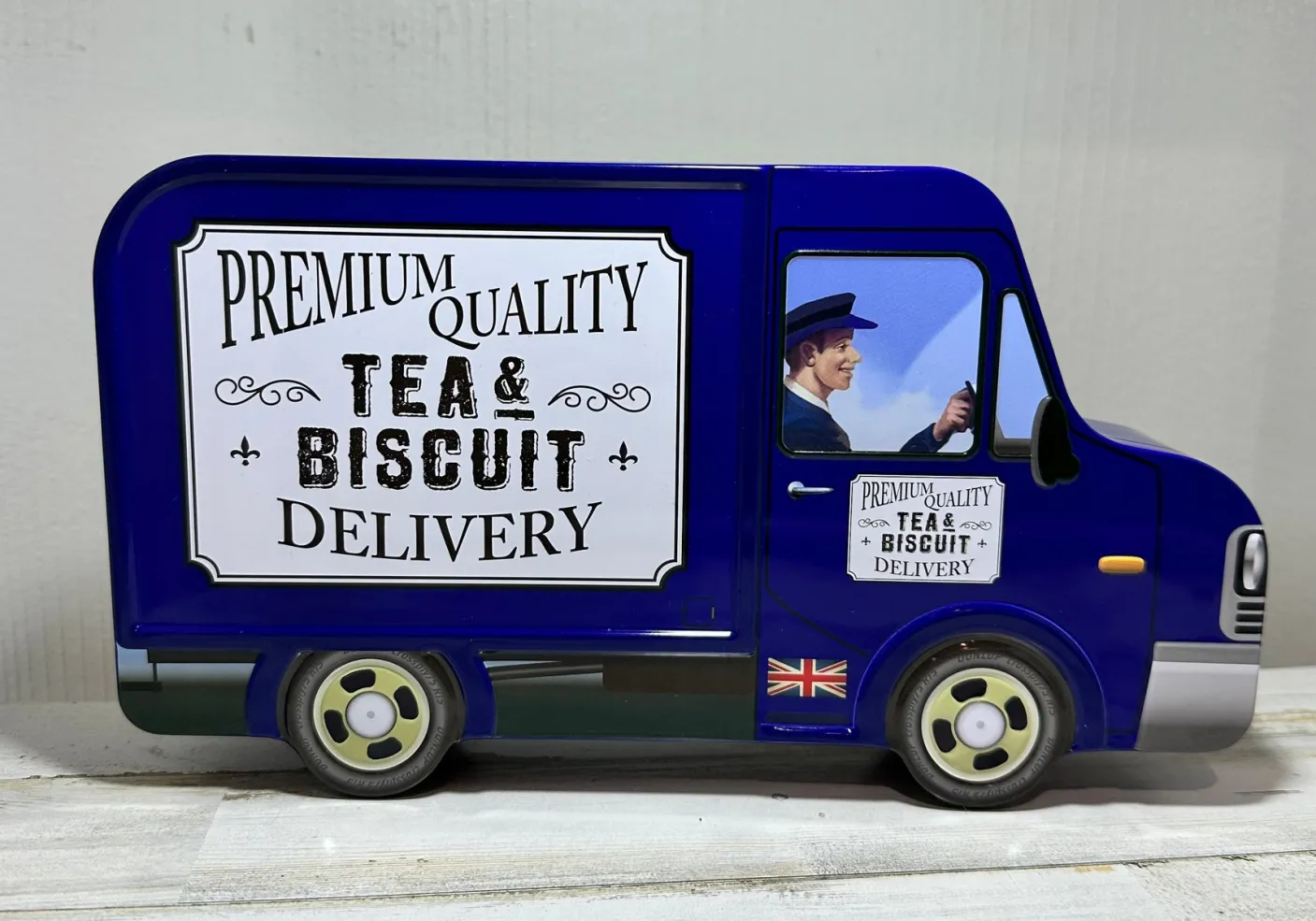 Van Shaped Tea and Biscuits Tin