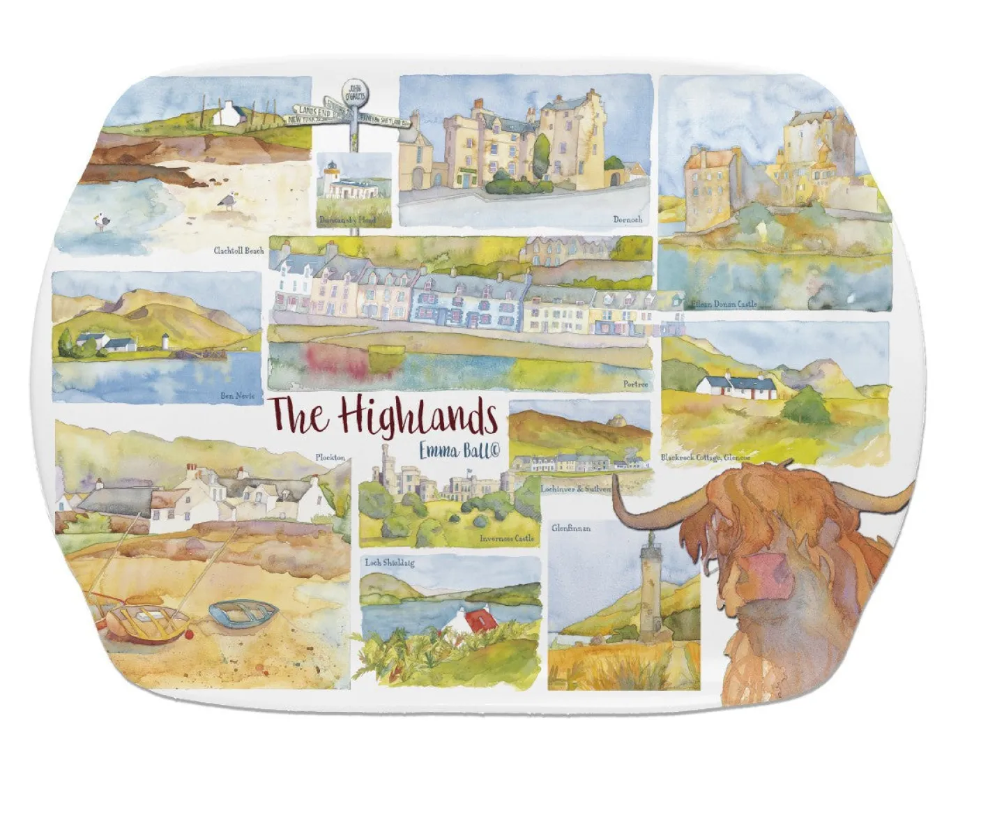 The Highlands Melamine Scatter Tray