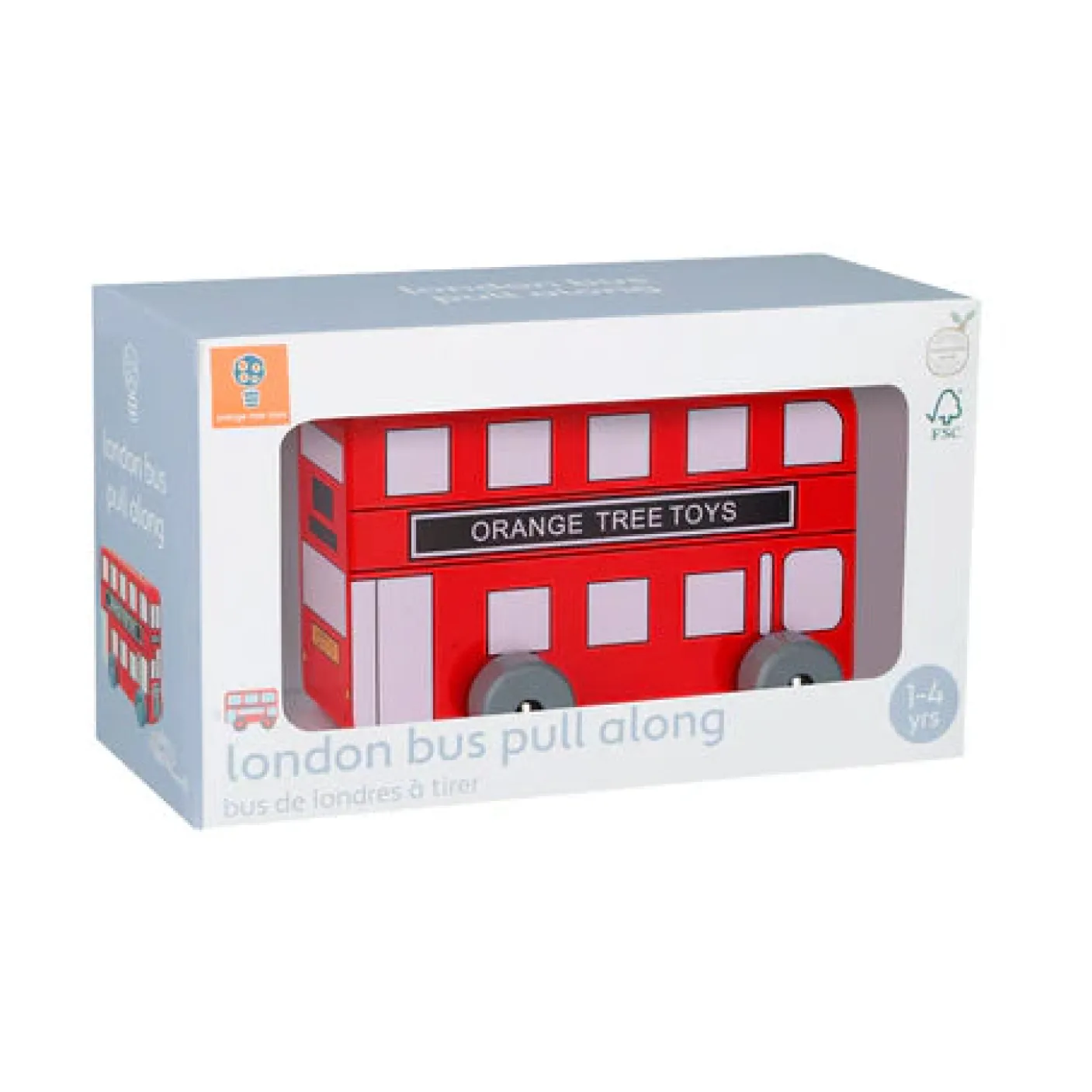 London Bus Pull Along Toy