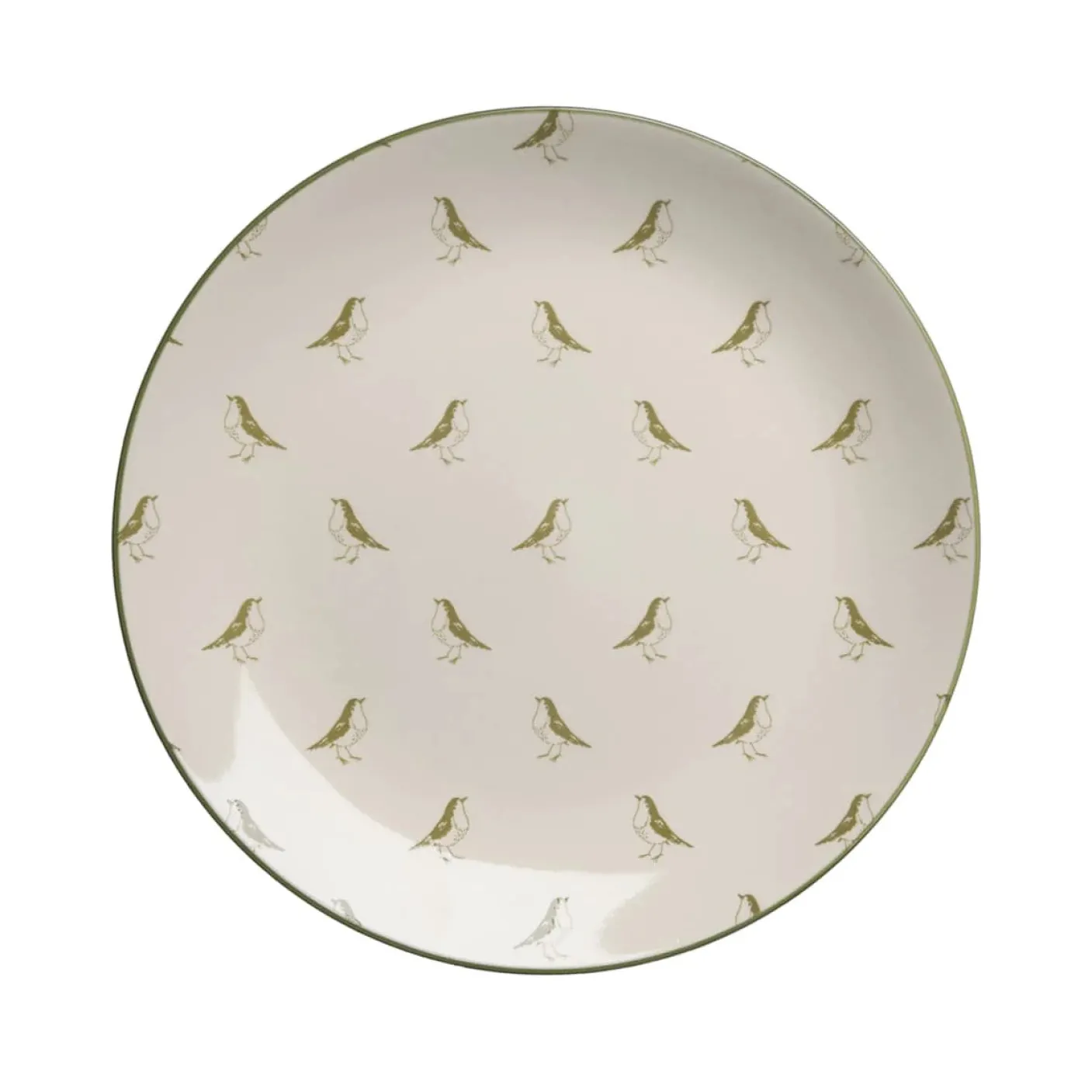 Robins Stoneware Dinner Plate