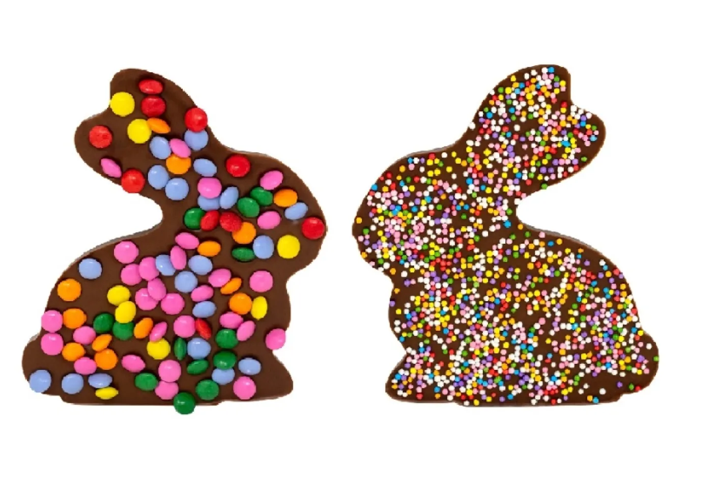 Bunny Shaped Easter Chocolate Bar Set