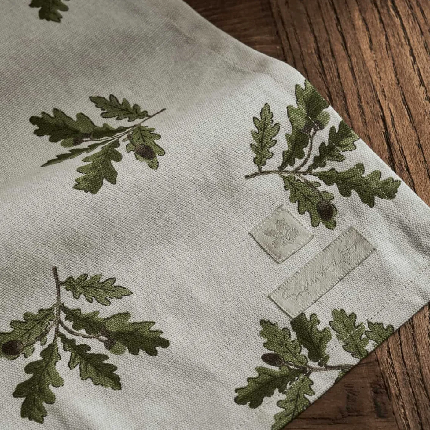 Acorn and Oak Leaves Tea Towel