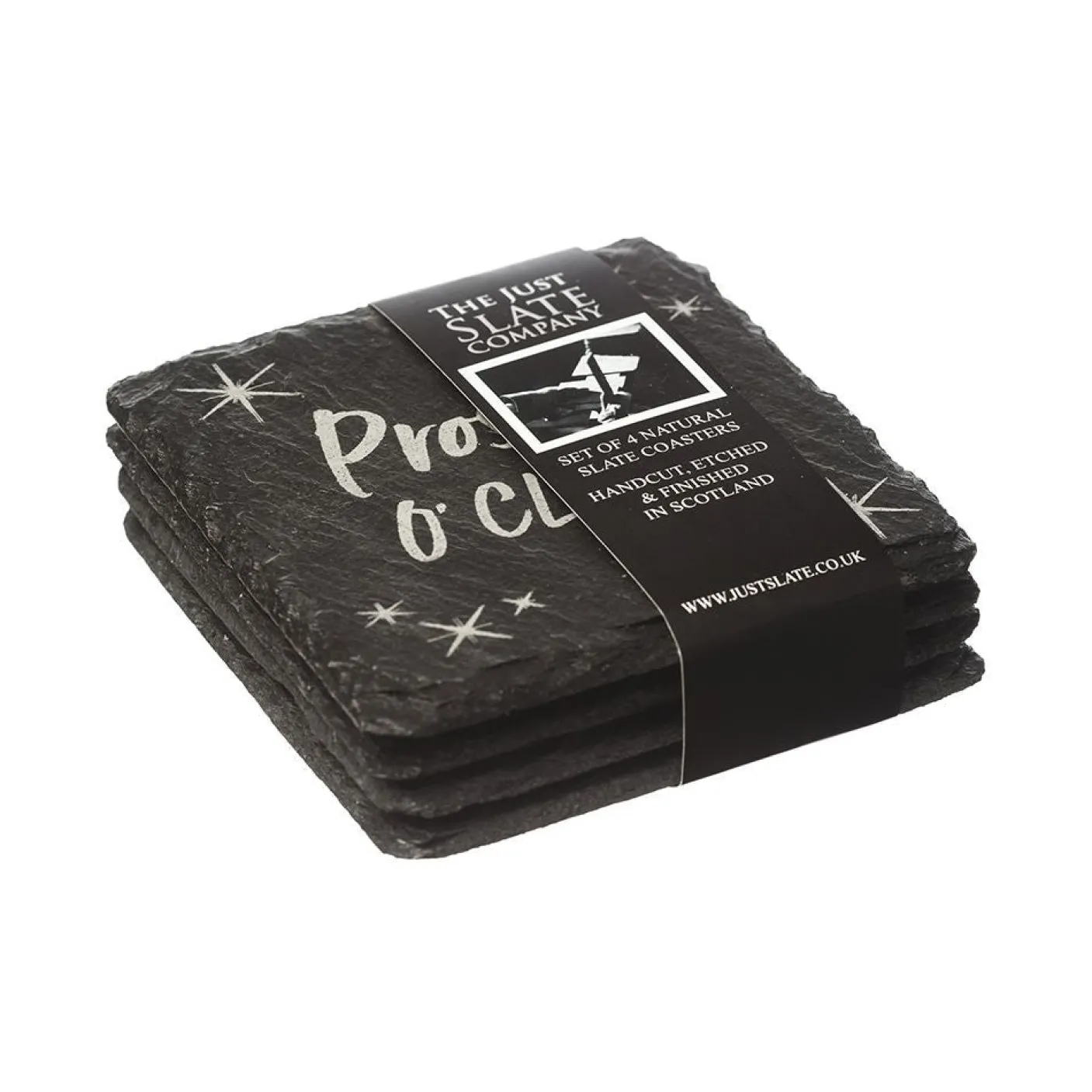 Prosecco Slate Coasters- Set of 4