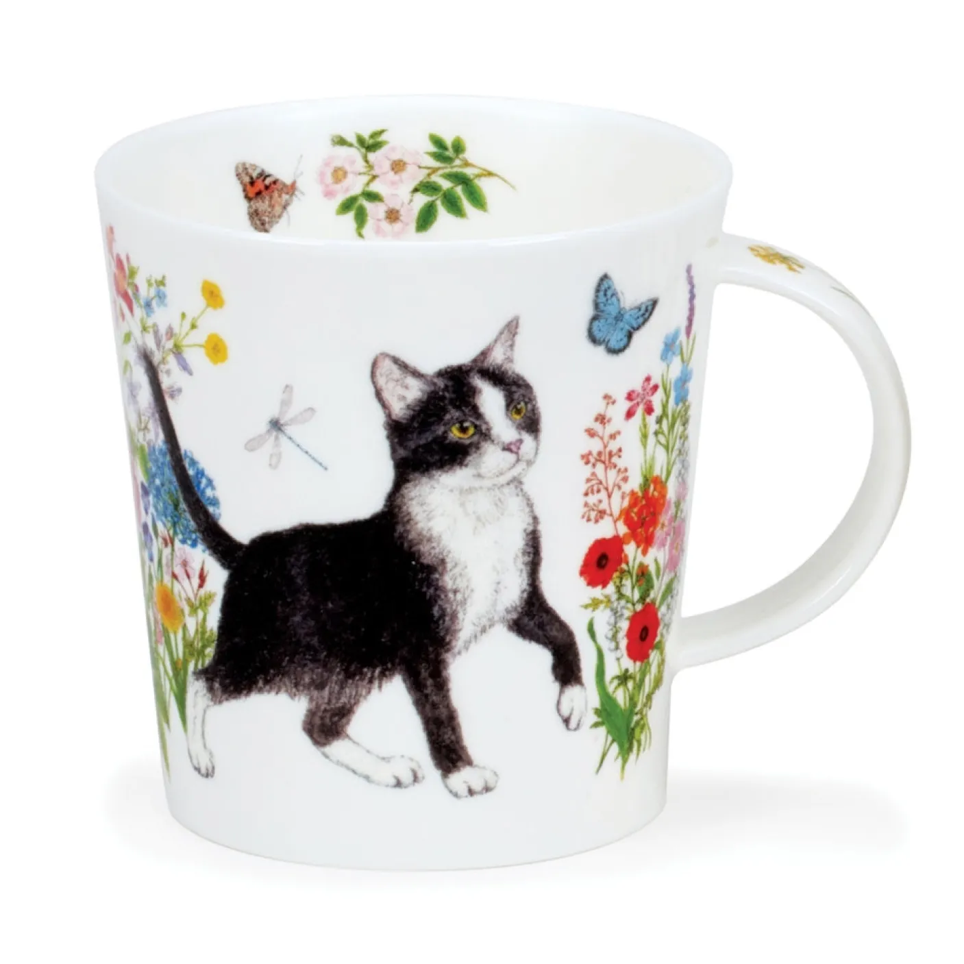 Lomond Floral Cats Mug