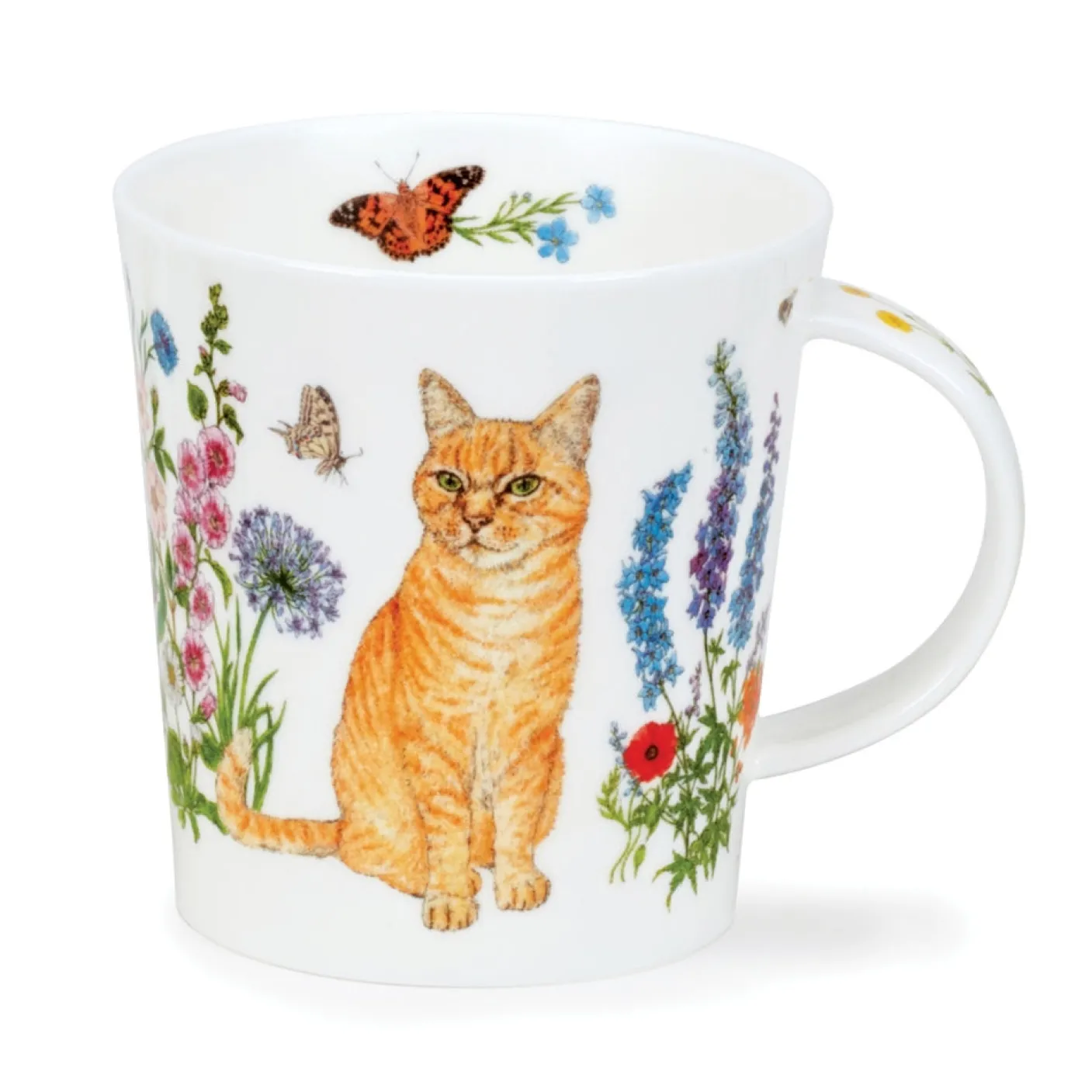 Lomond Floral Cats Mug