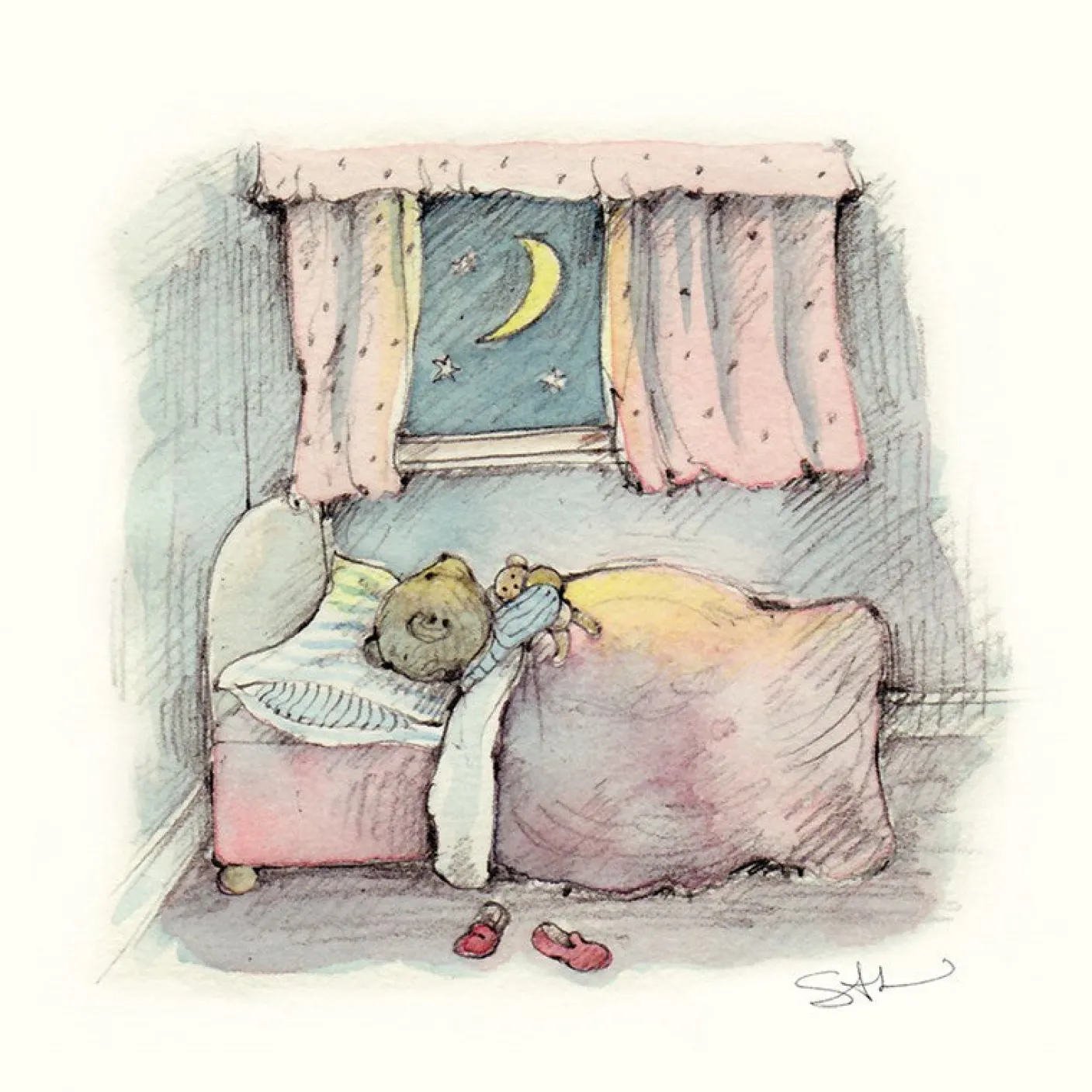 Nightfall Greeting Card