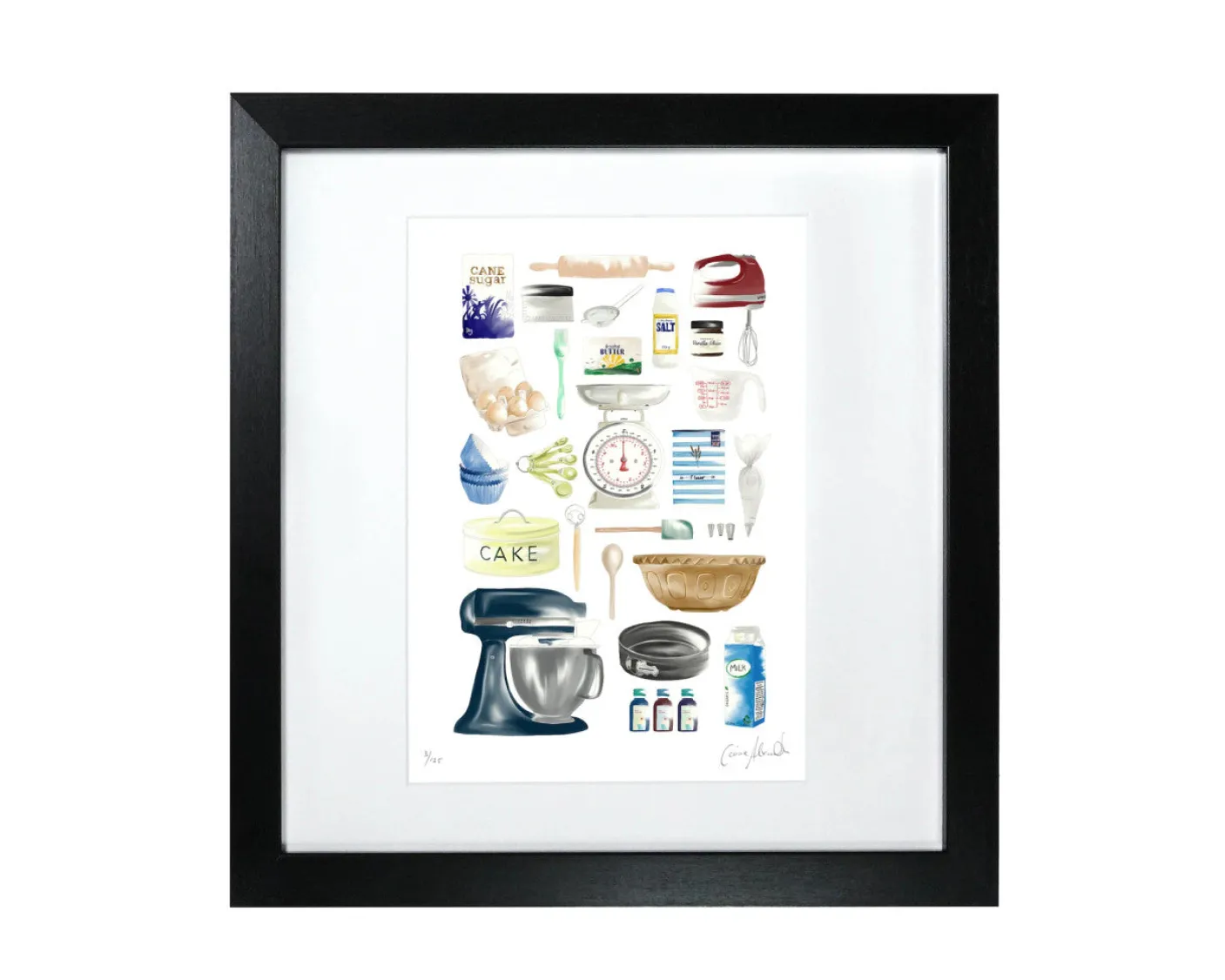 Time to Bake Framed Print by Corinne Alexander