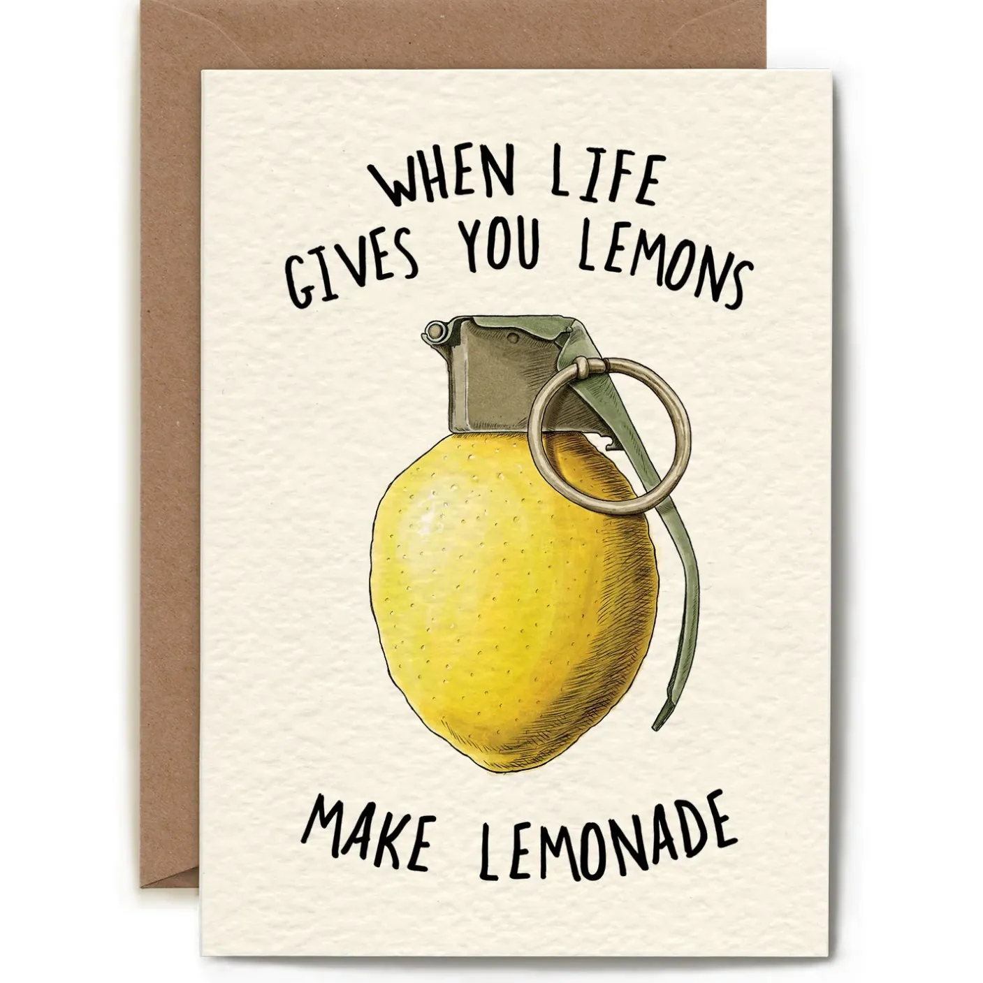 When Life Gives You Lemons Greetings Card
