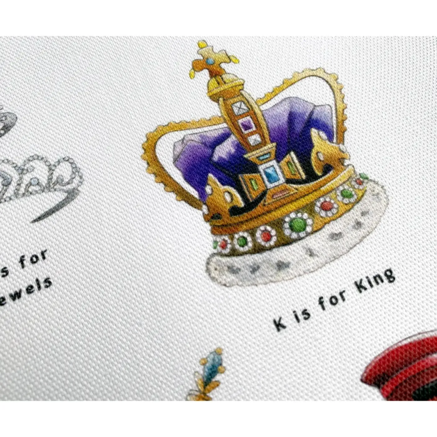 The Royal Alphabet Tea Towel