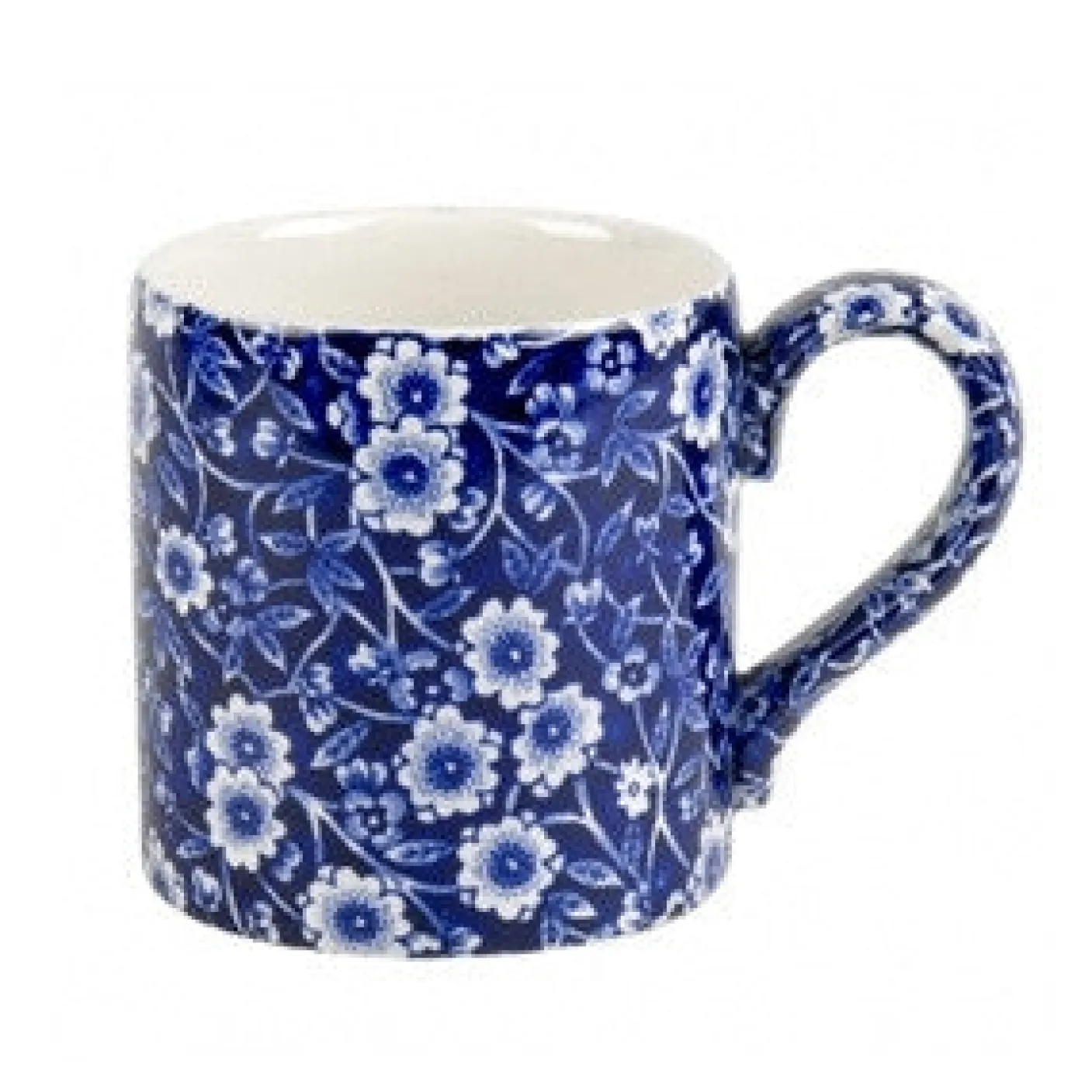 Blue Calico Half Pint Mug