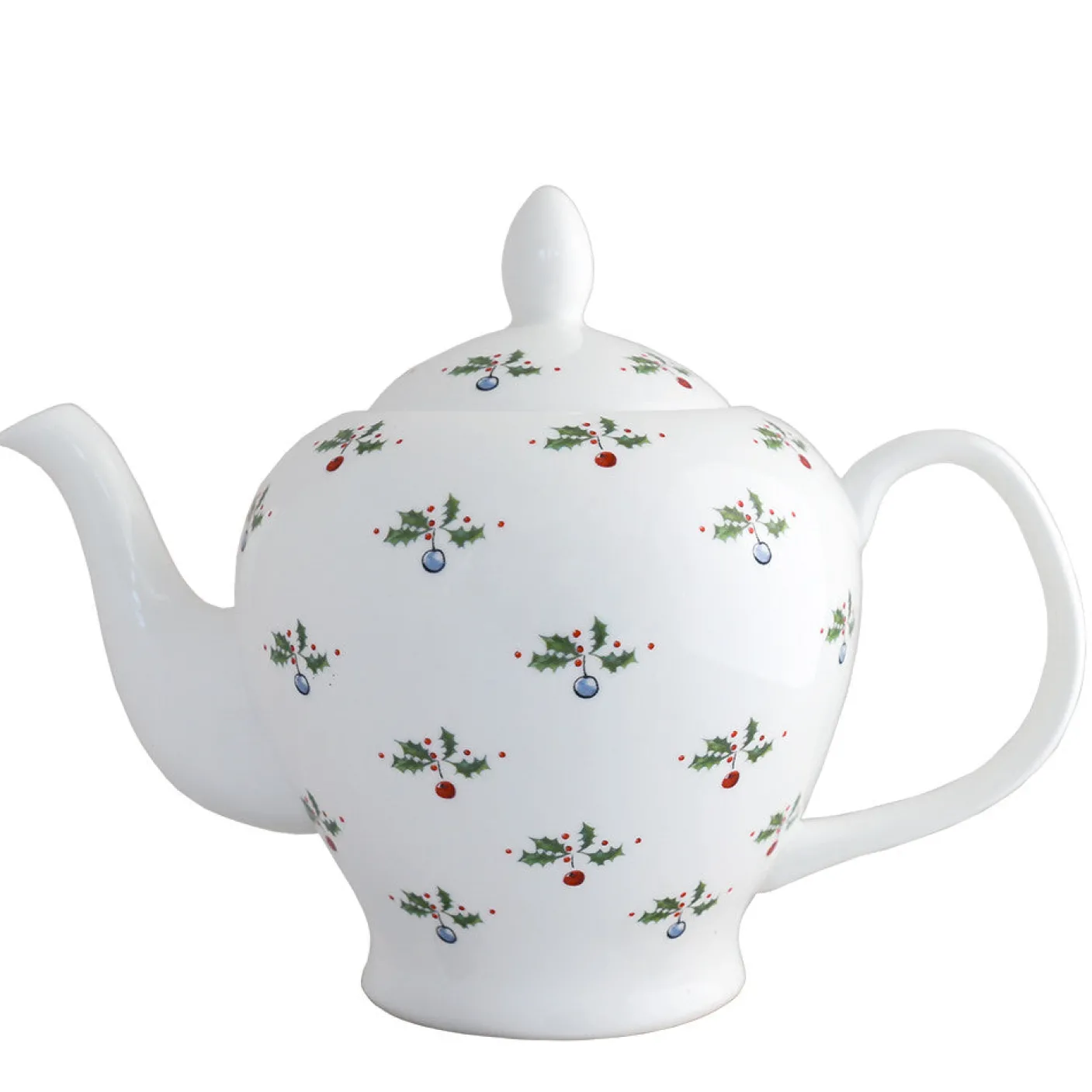Holly and Berry Bone China Teapot