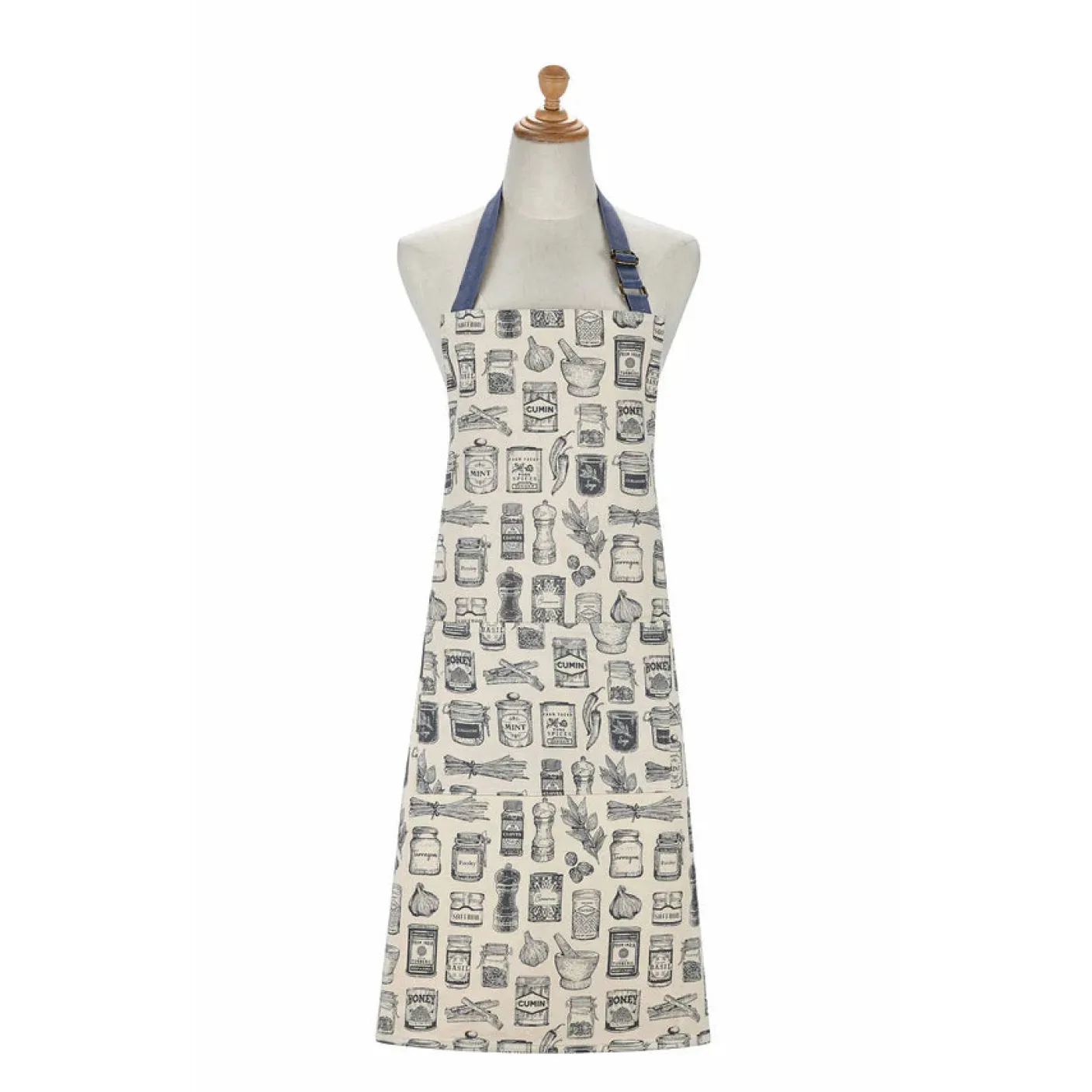Herbs and Spices Cotton Apron