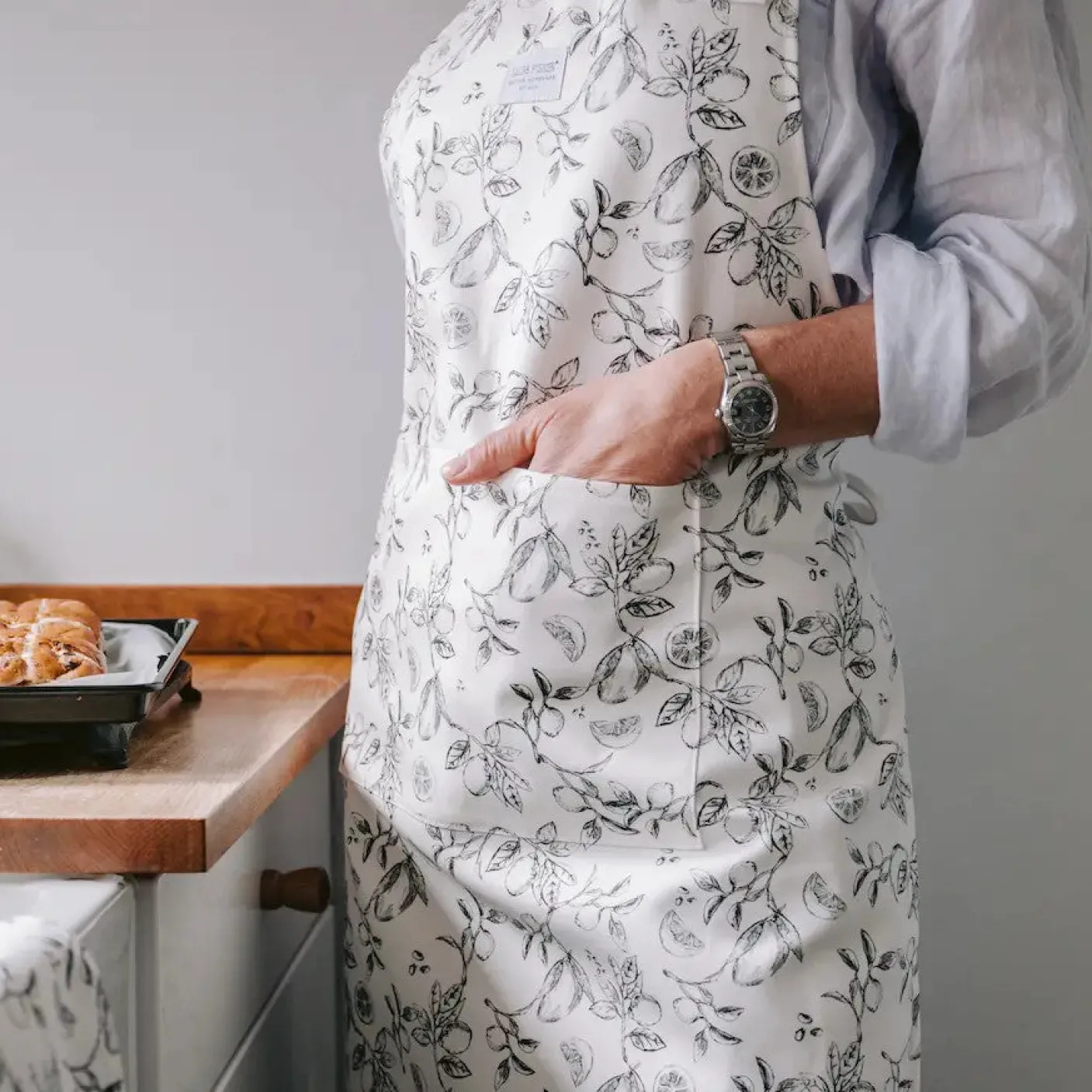 Lime & Mango Botanical Apron