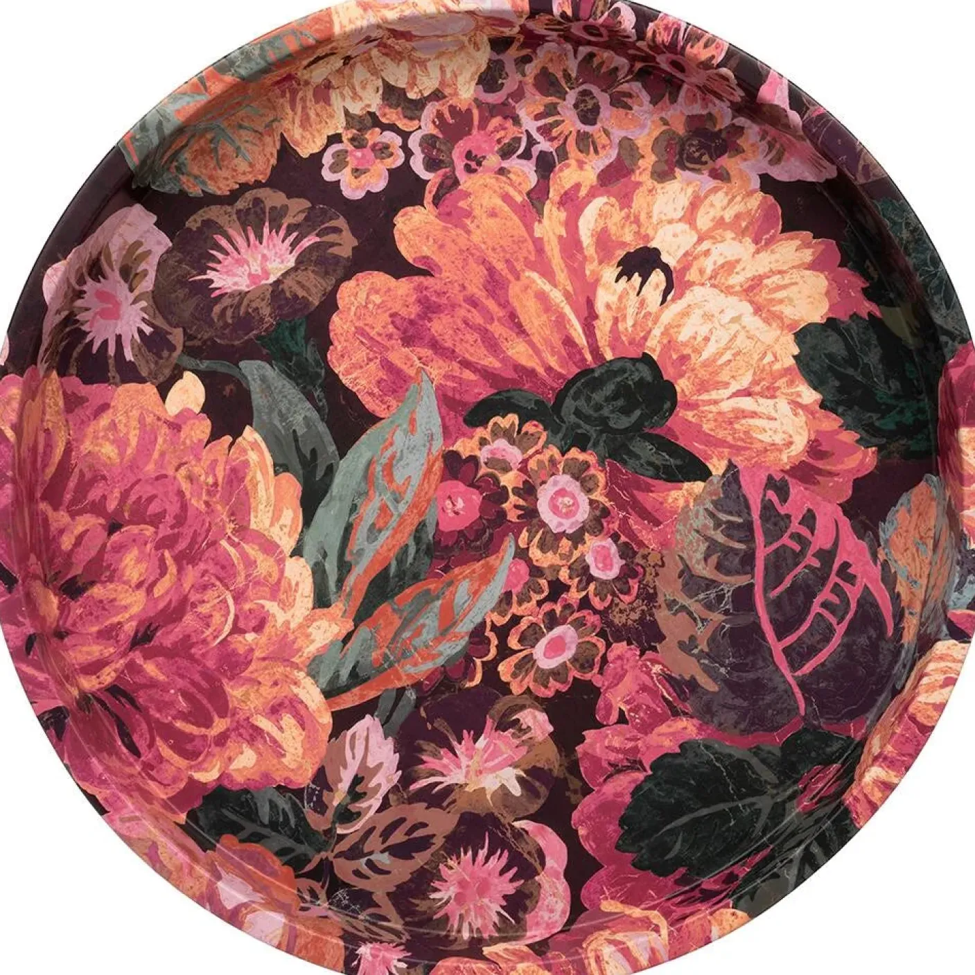 Very Rose & Peony Deepwell Tin Tray