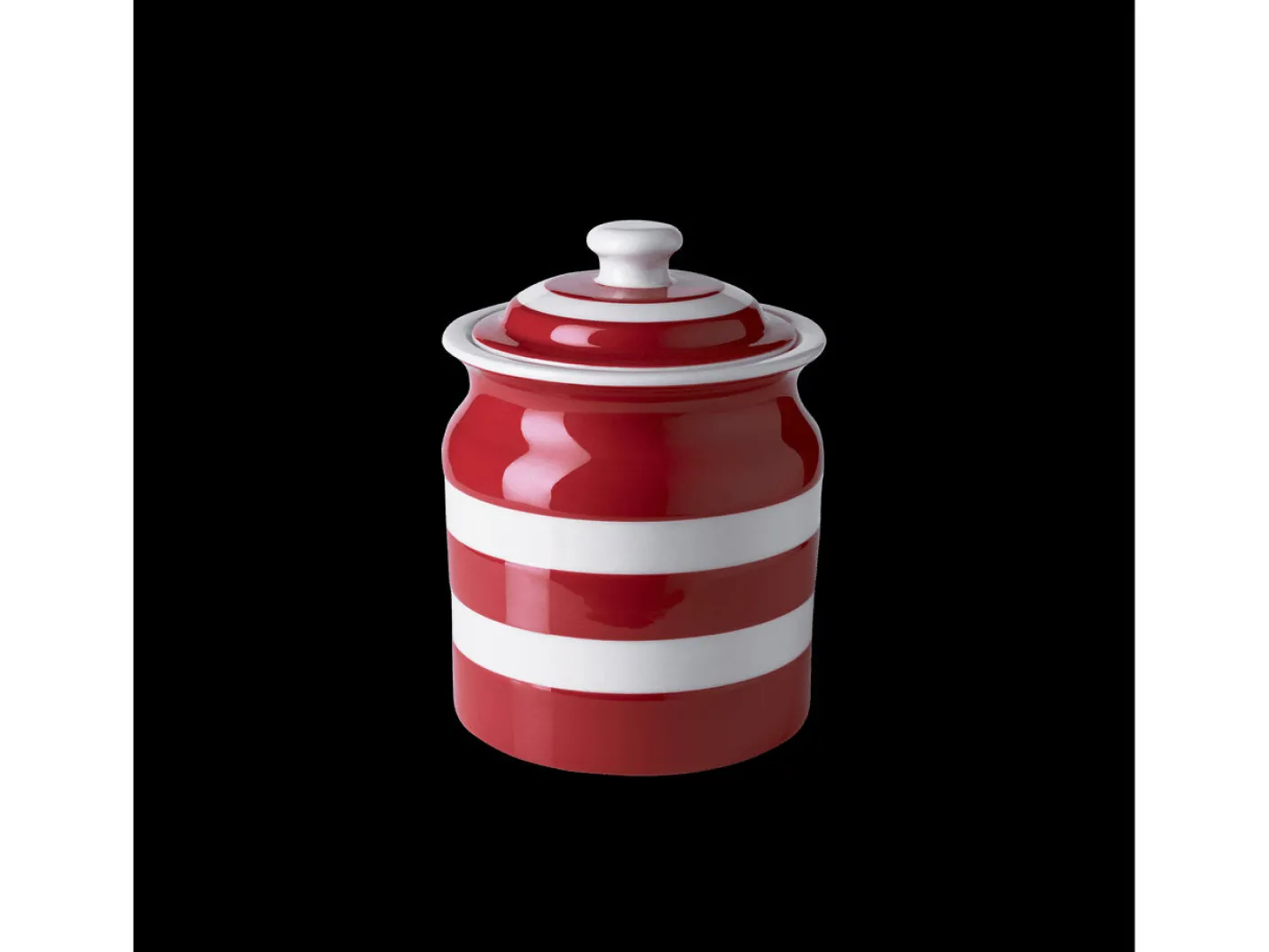 Cornishware Red Storage Jar 84 cl