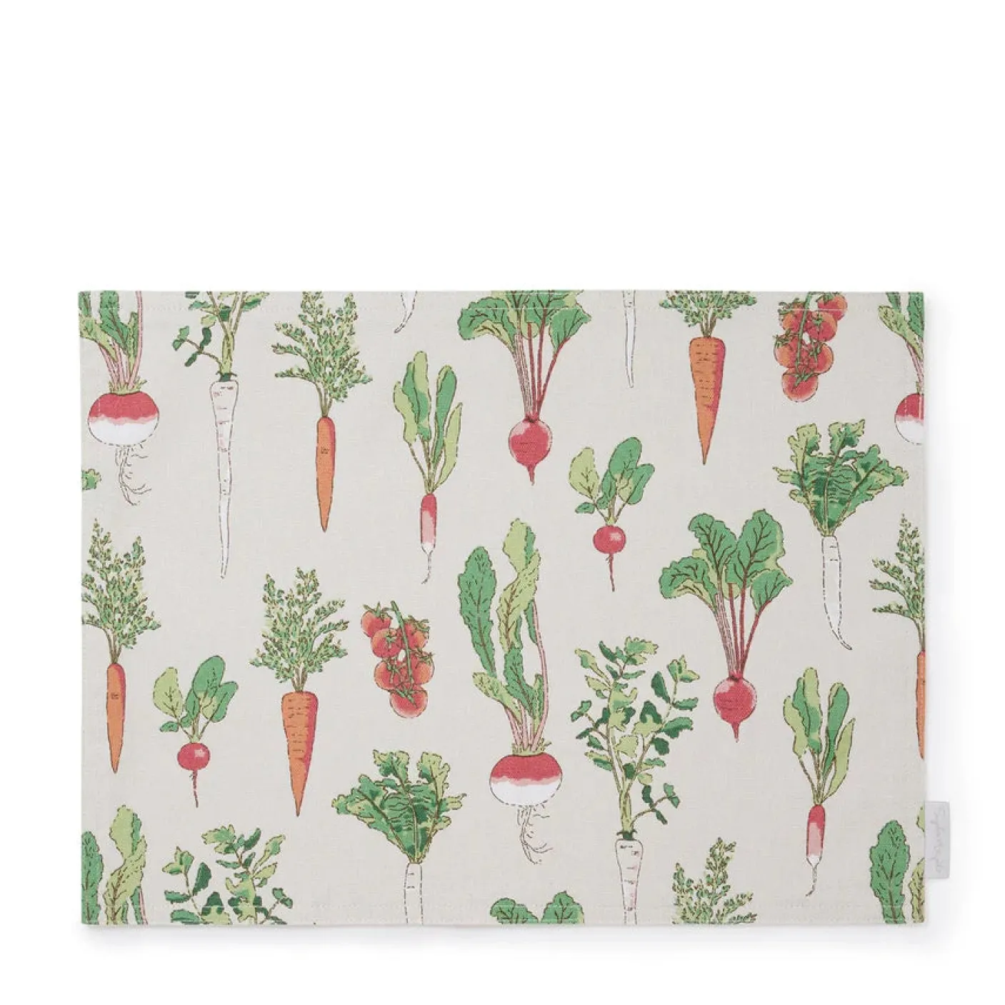 Garden Vegetables Fabric Placemat - Set of 2