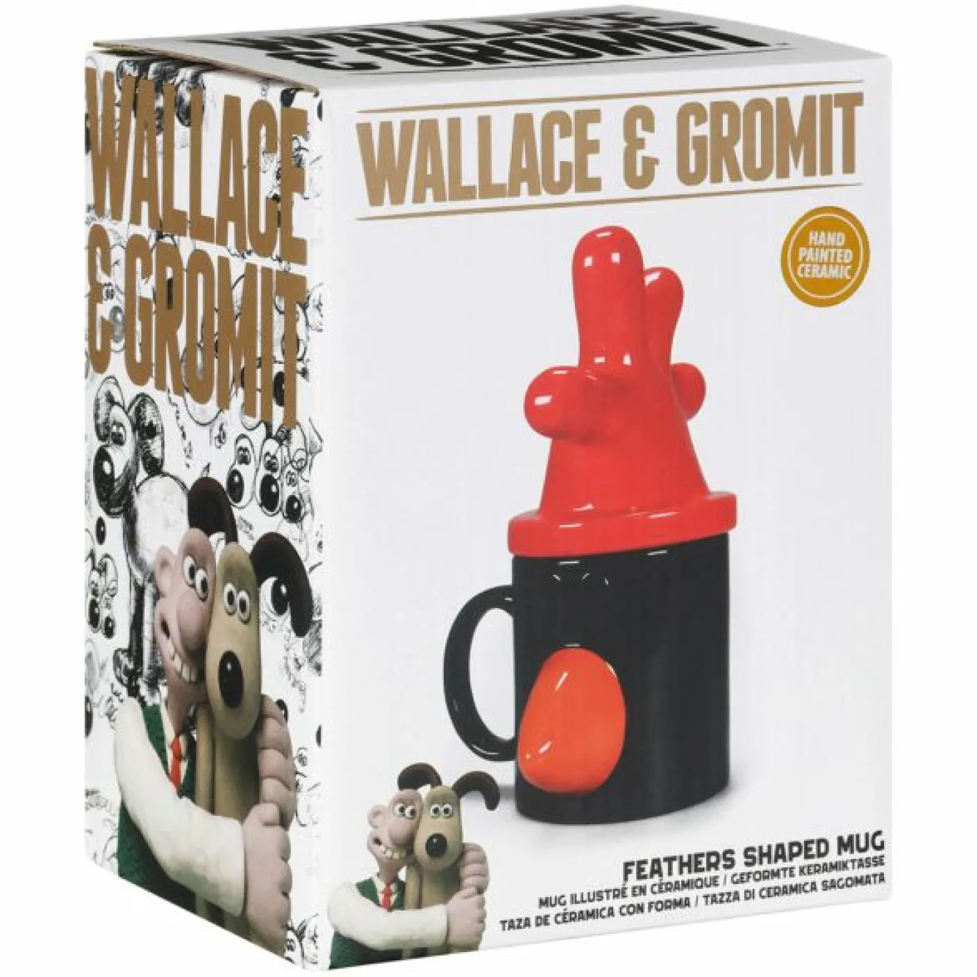 Wallace & Gromit Feathers McGraw Ceramic Mug