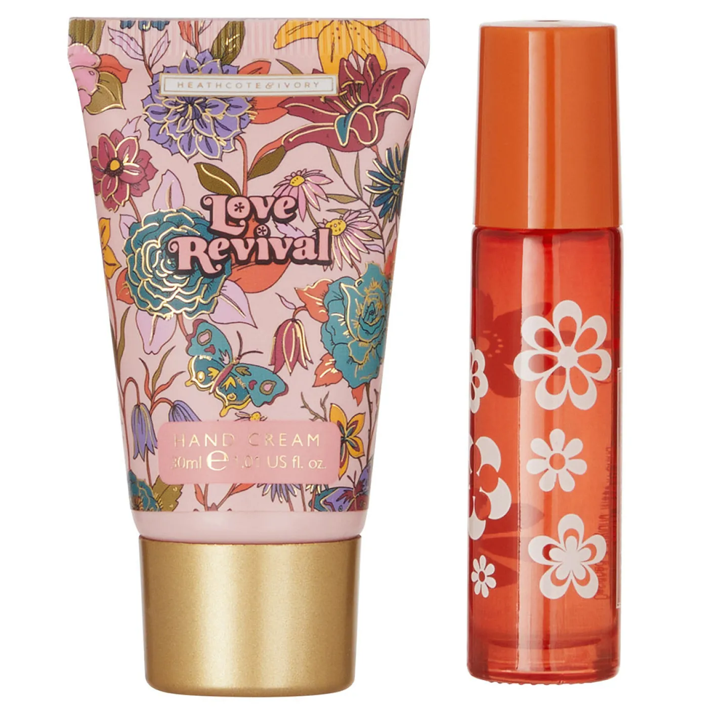 Heathcote & Ivory Love Revival ‘Hippie Power’ Hand Cream & Pulse Point Oil