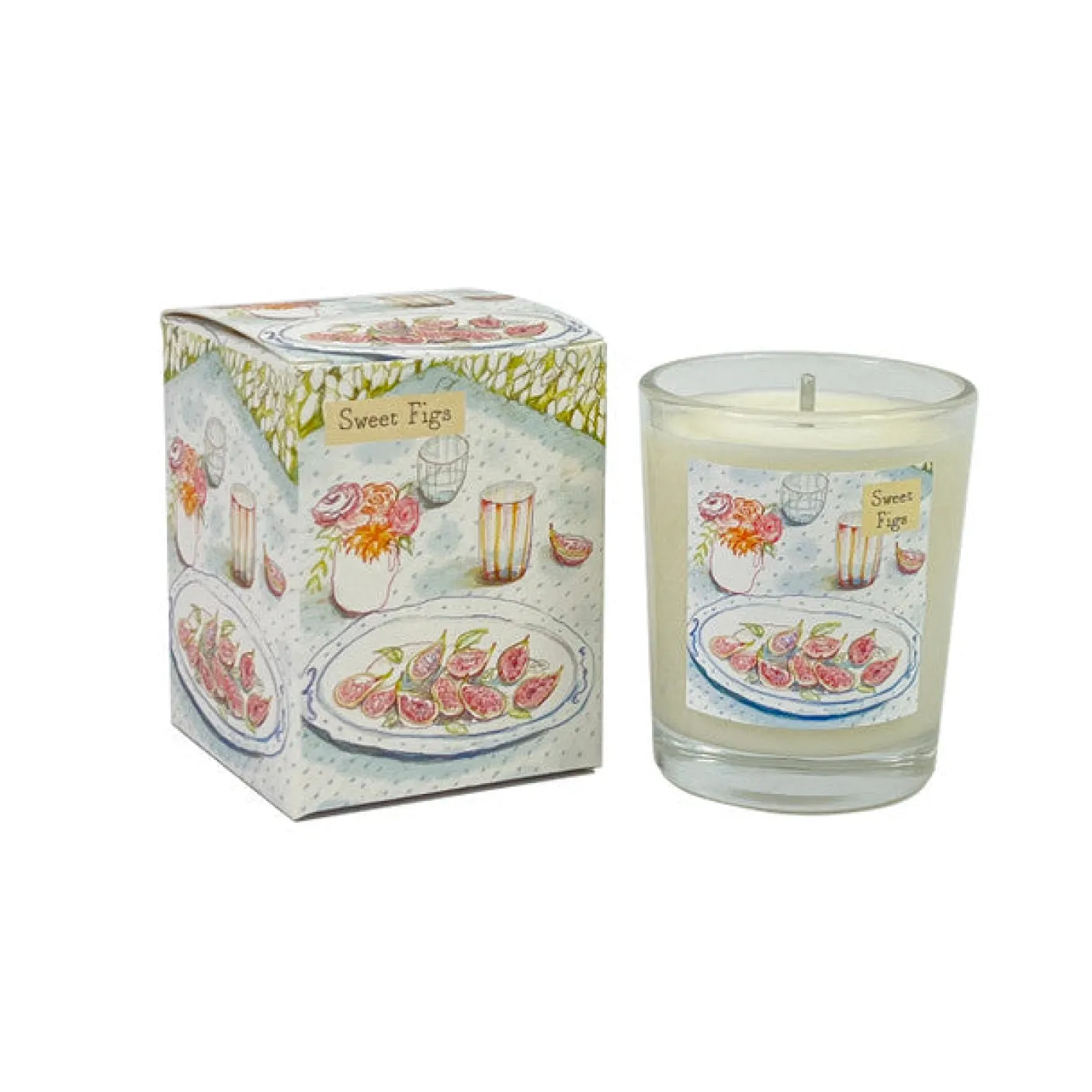 Sweet Figs Votive Candle - Mediterranean Fig & Olive
