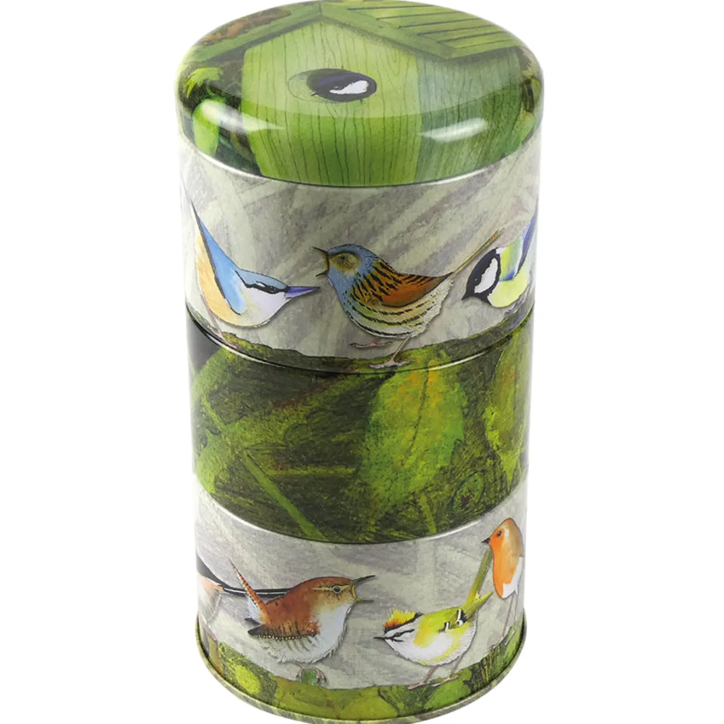 British Birds Set of 3 Stacker Tins
