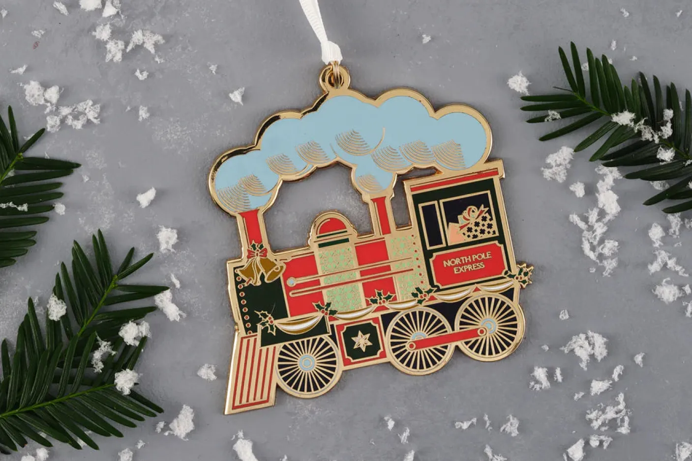 Steam Train Tree Decoration