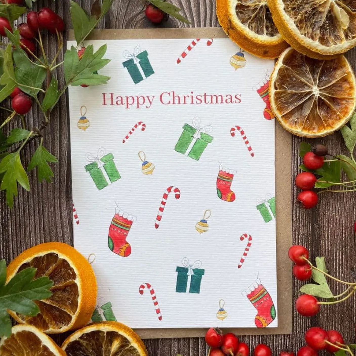 Happy Christmas Eco-Friendly Card