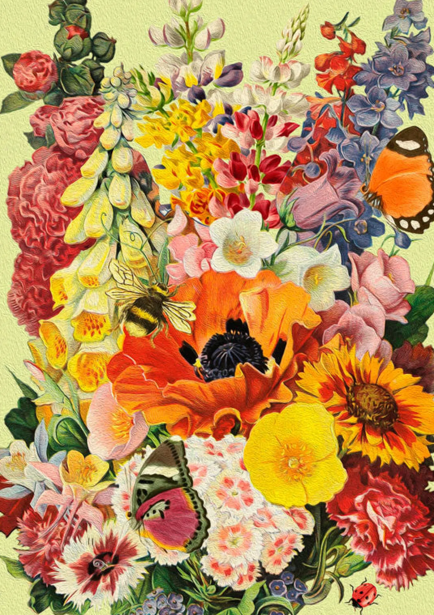 Next to the Potting Shed Greetings Card