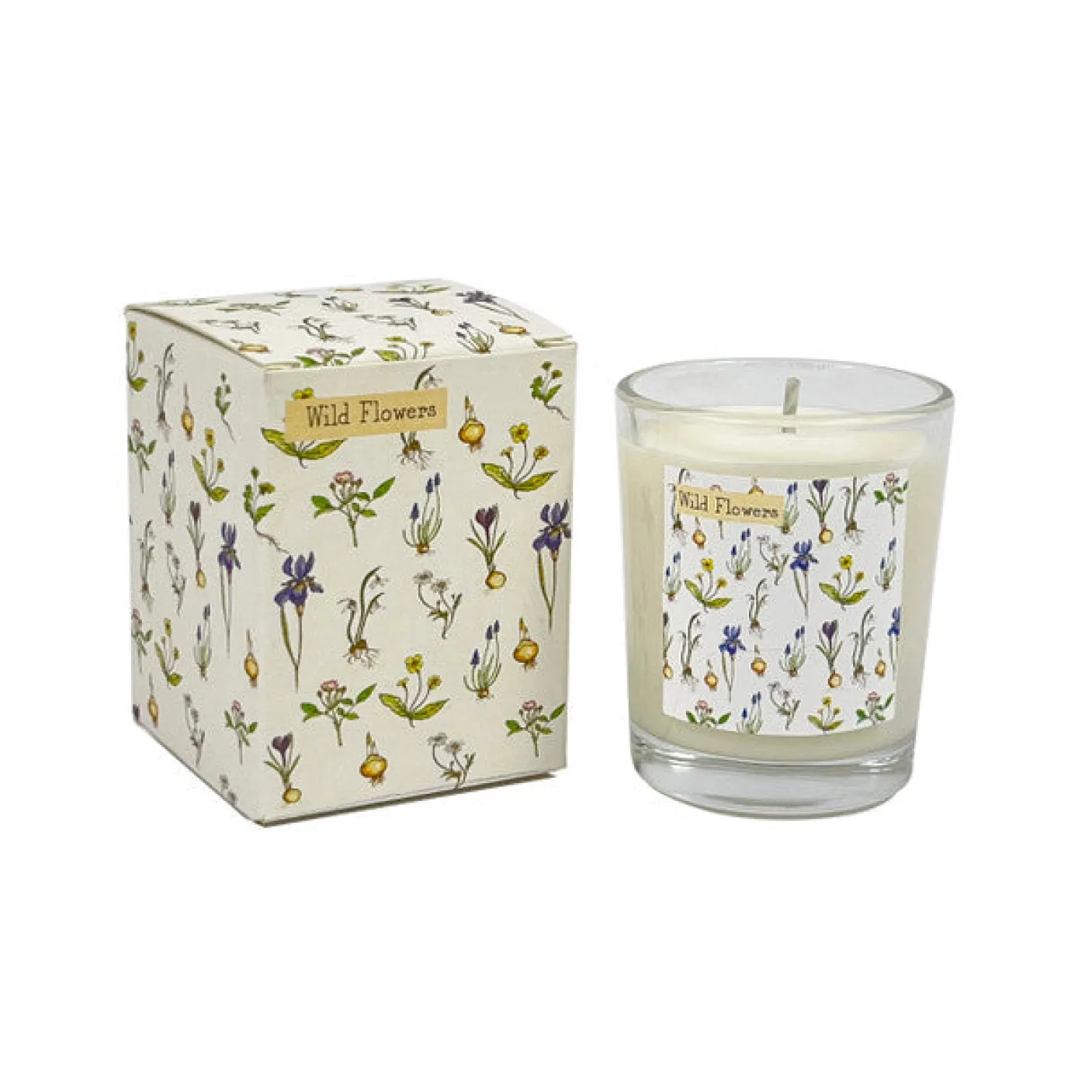 Wildflowers Votive Candle - Bluebell
