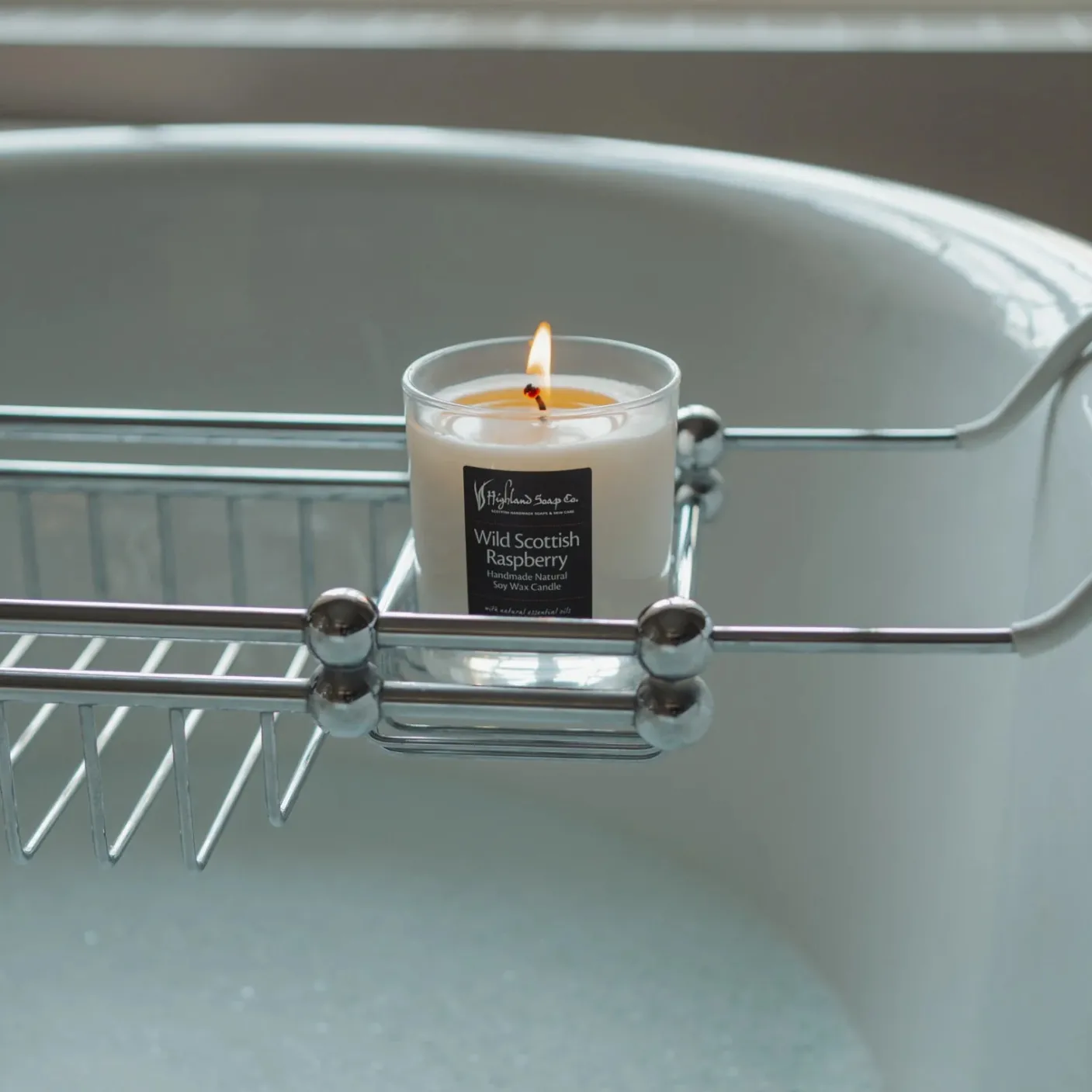 Wild Scottish Raspberry Natural Soy Wax Candle