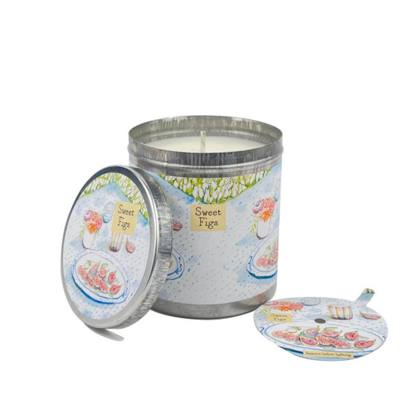 Sweet Figs- Mediterranean Fig & Olive Candle Tin