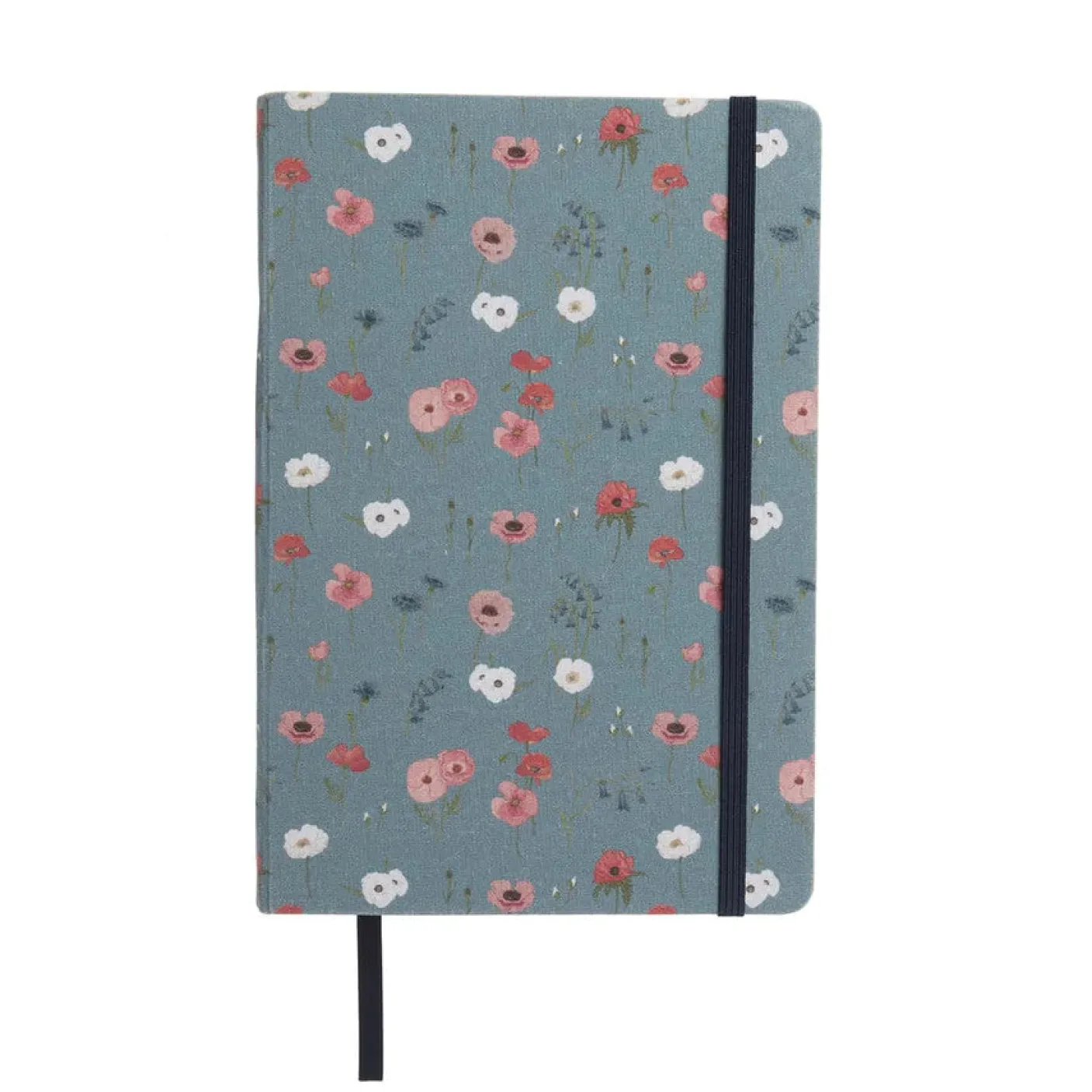Poppy Meadow A5 Fabric Notebook