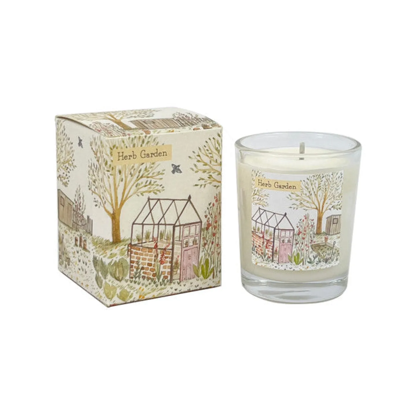 Herb Garden Votive Candle - Rosemary, Sage & Thyme
